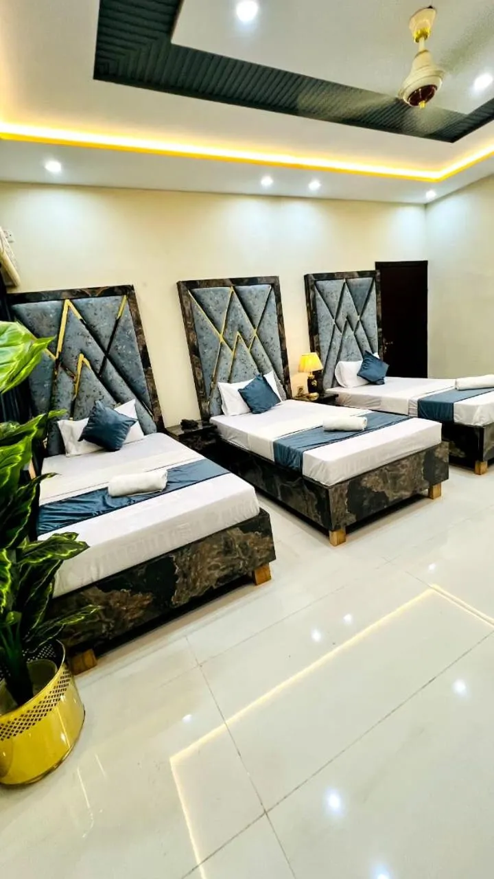 Bed in Hotel new royal palace