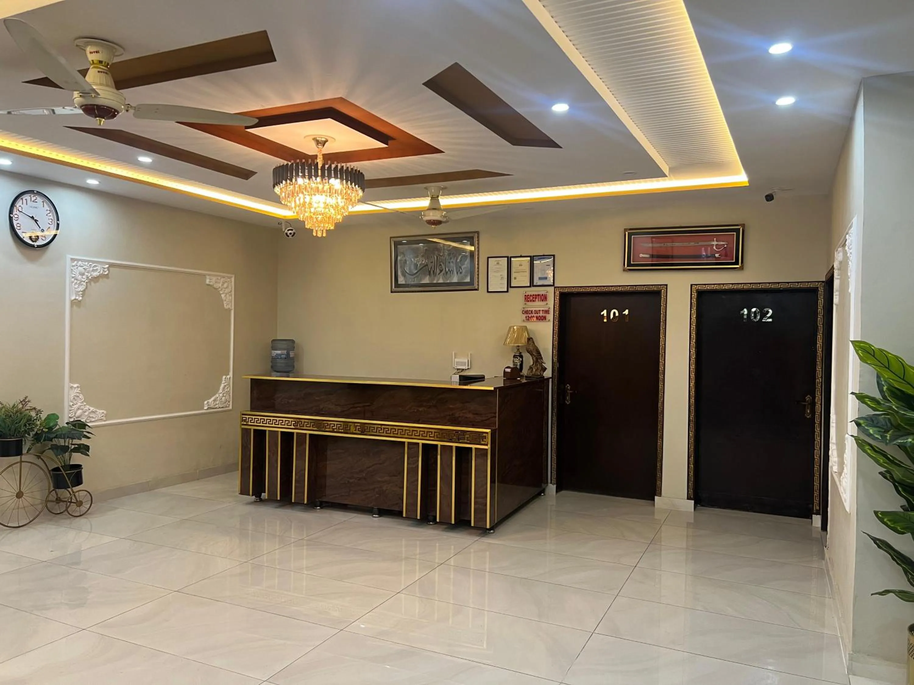 Lobby or reception in Hotel new royal palace