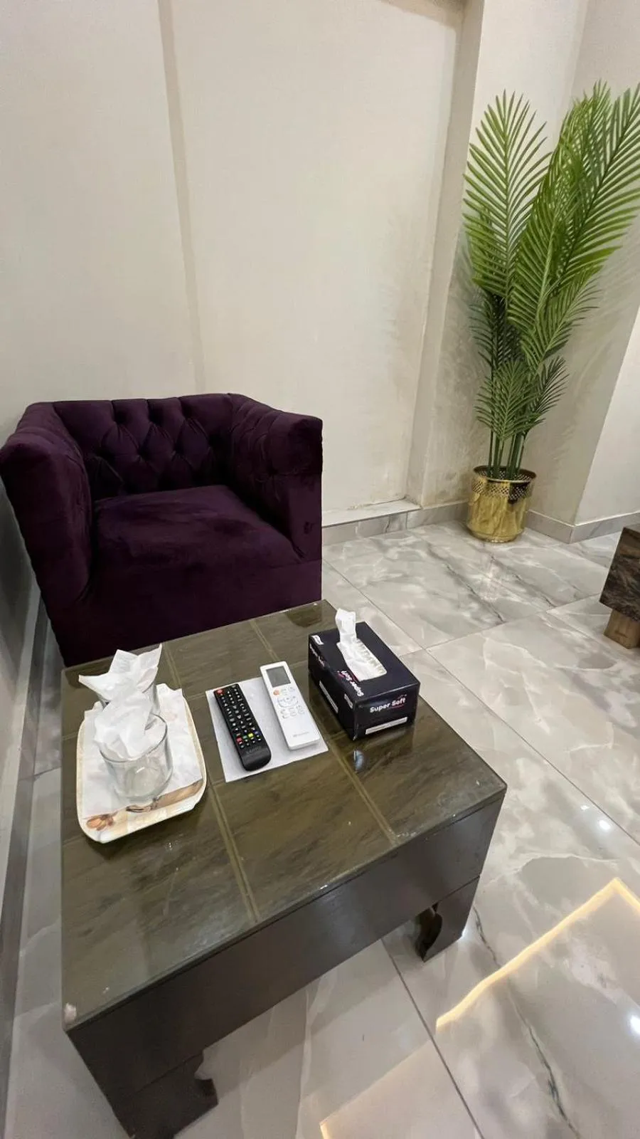Seating area in Hotel new royal palace
