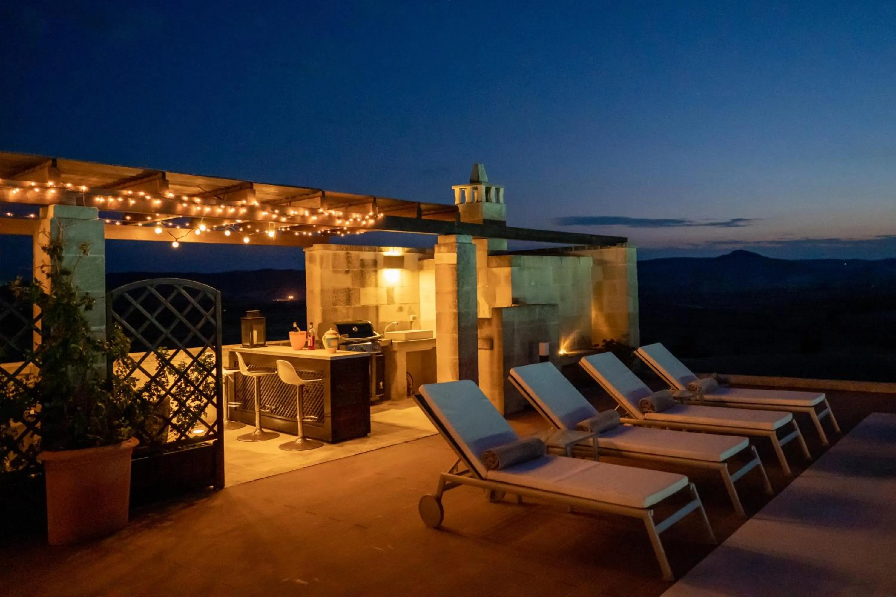 Patio in Villa Matera