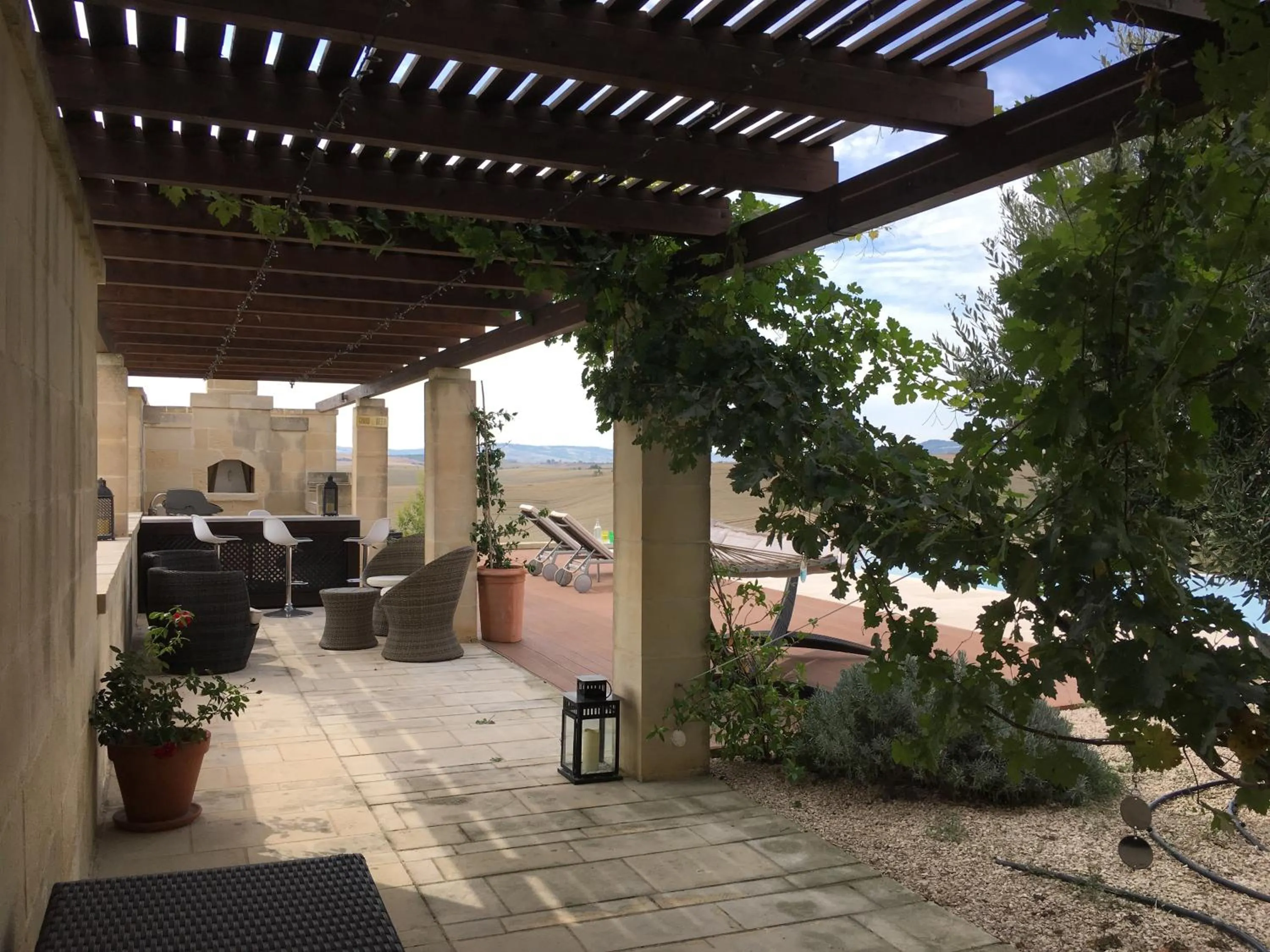 Patio in Villa Matera