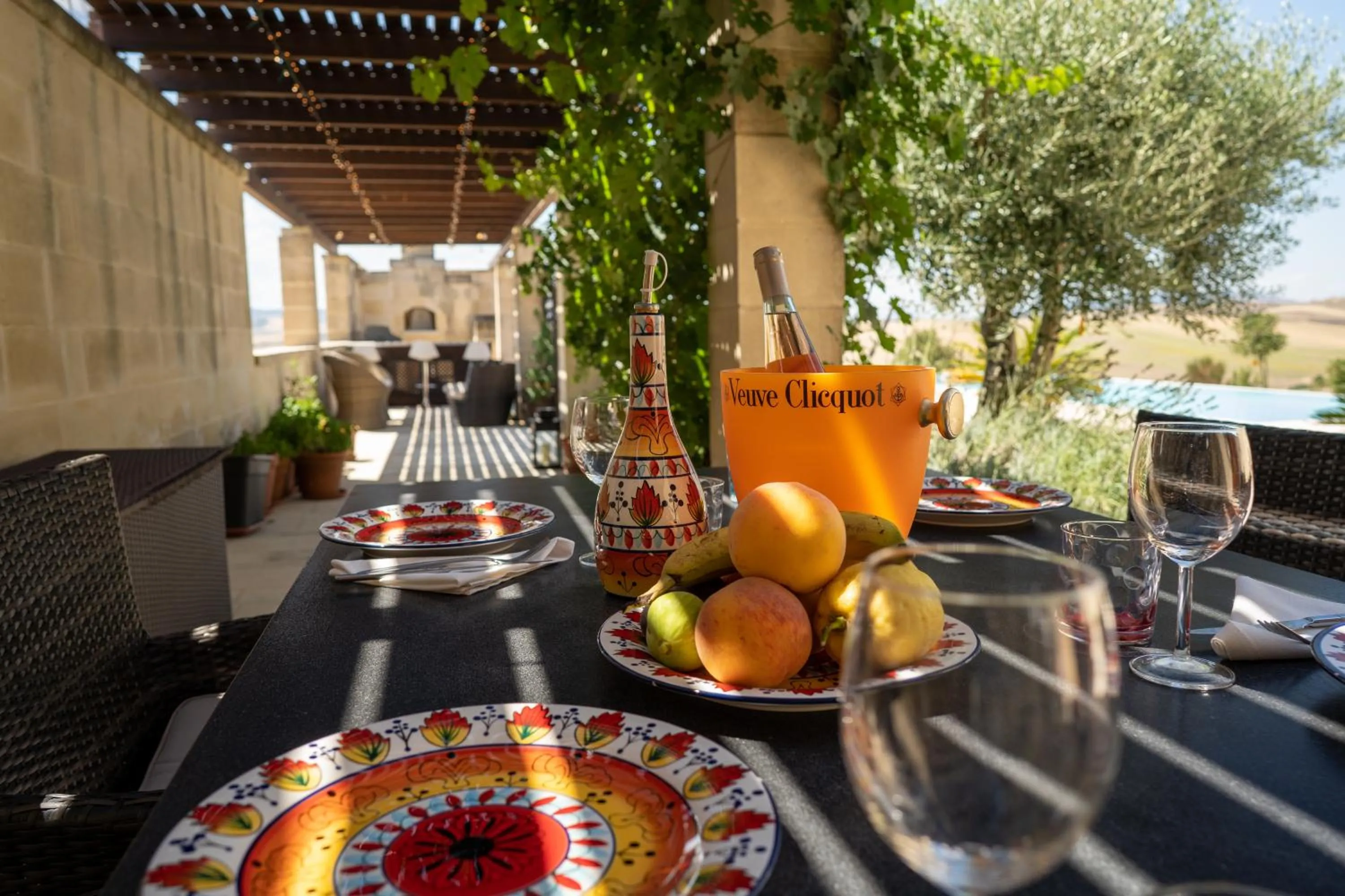 Patio in Villa Matera