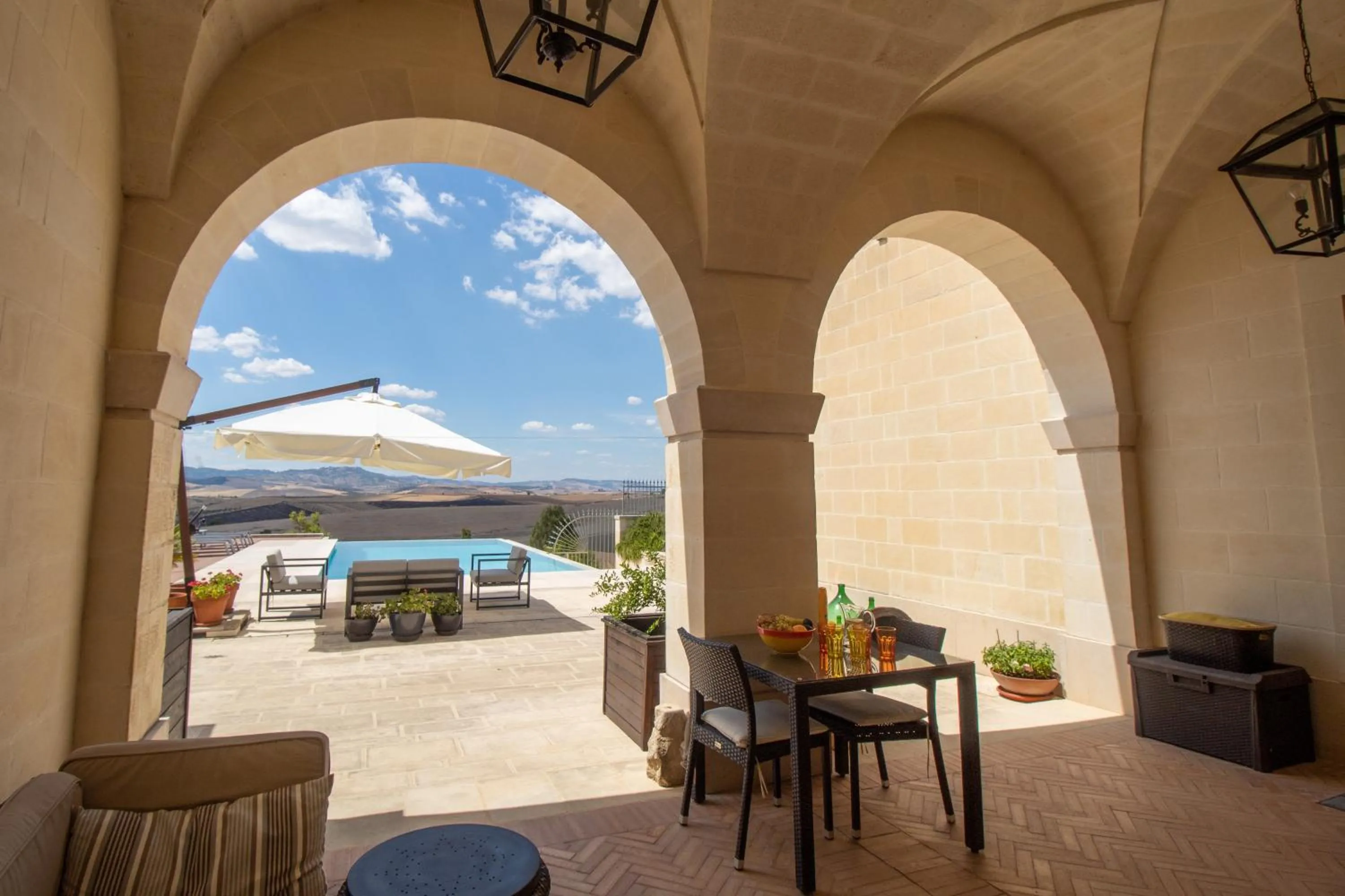 Patio in Villa Matera