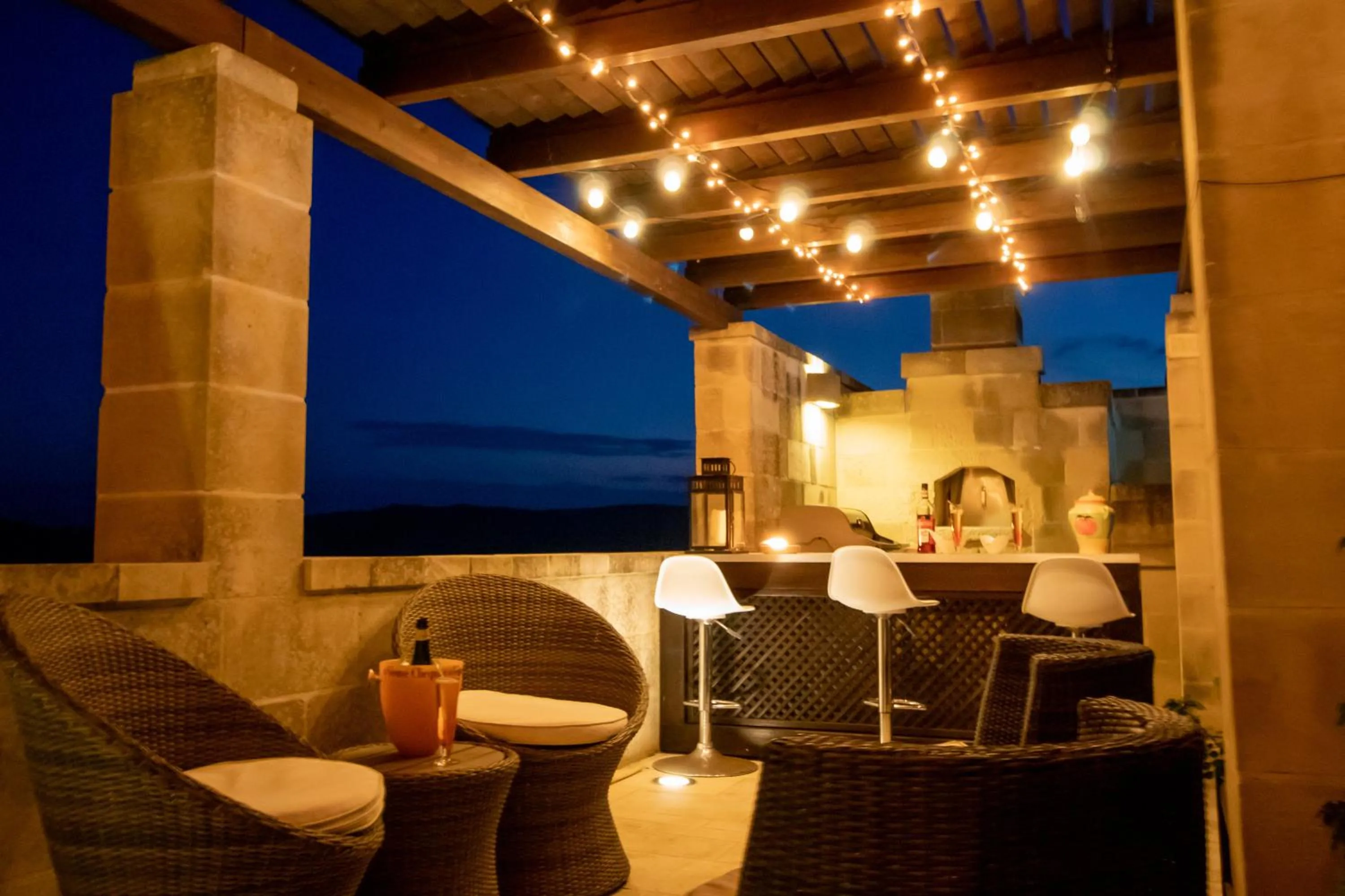 Patio in Villa Matera