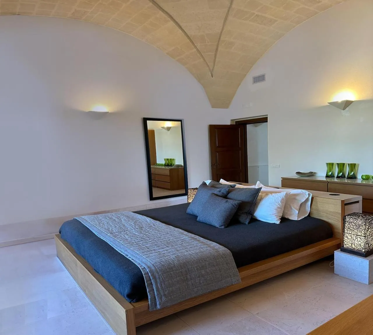 Bedroom, Bed in Villa Matera
