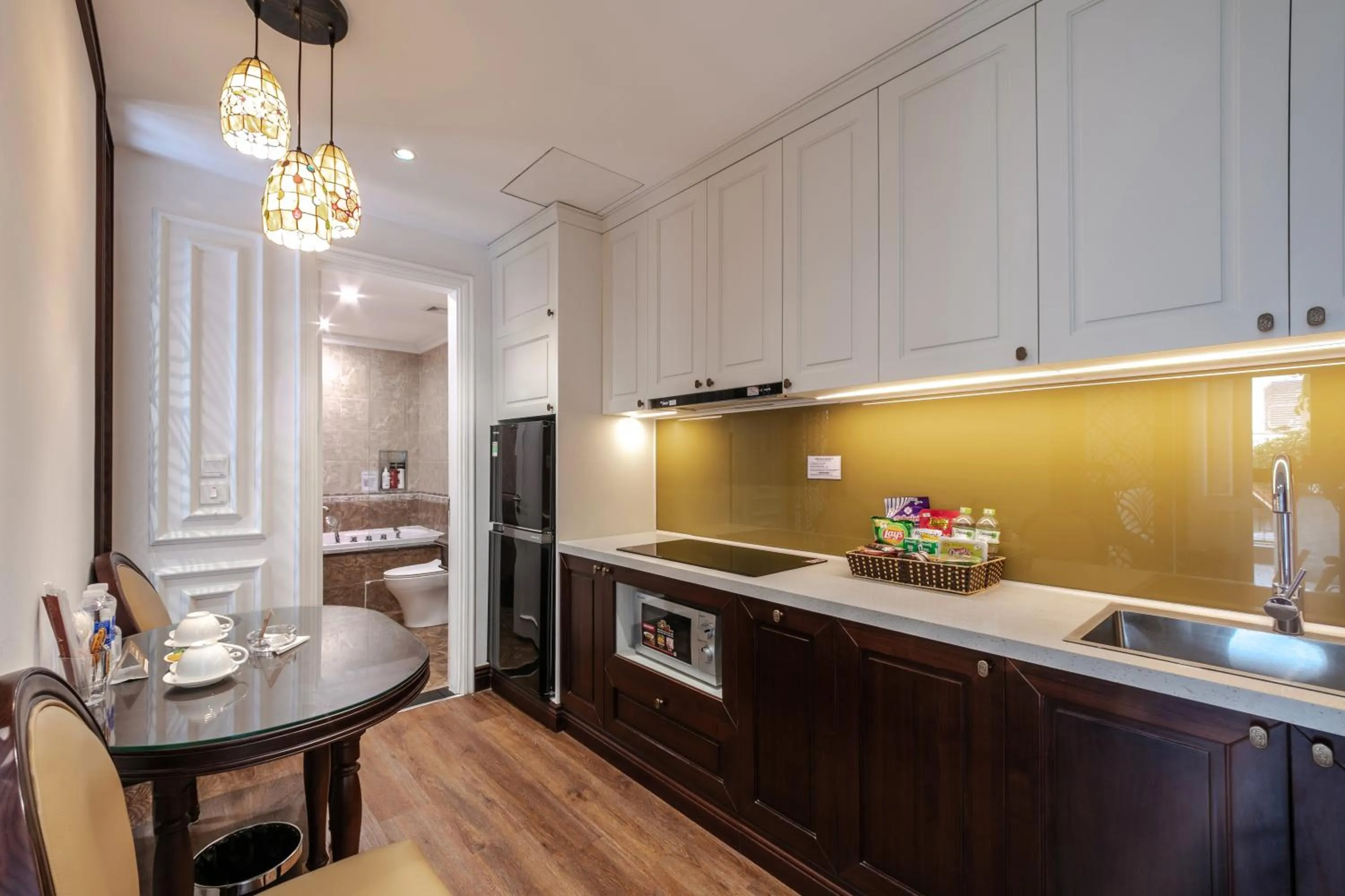 Seating area in A25 Hotel - 18 Nguyễn Hy Quang