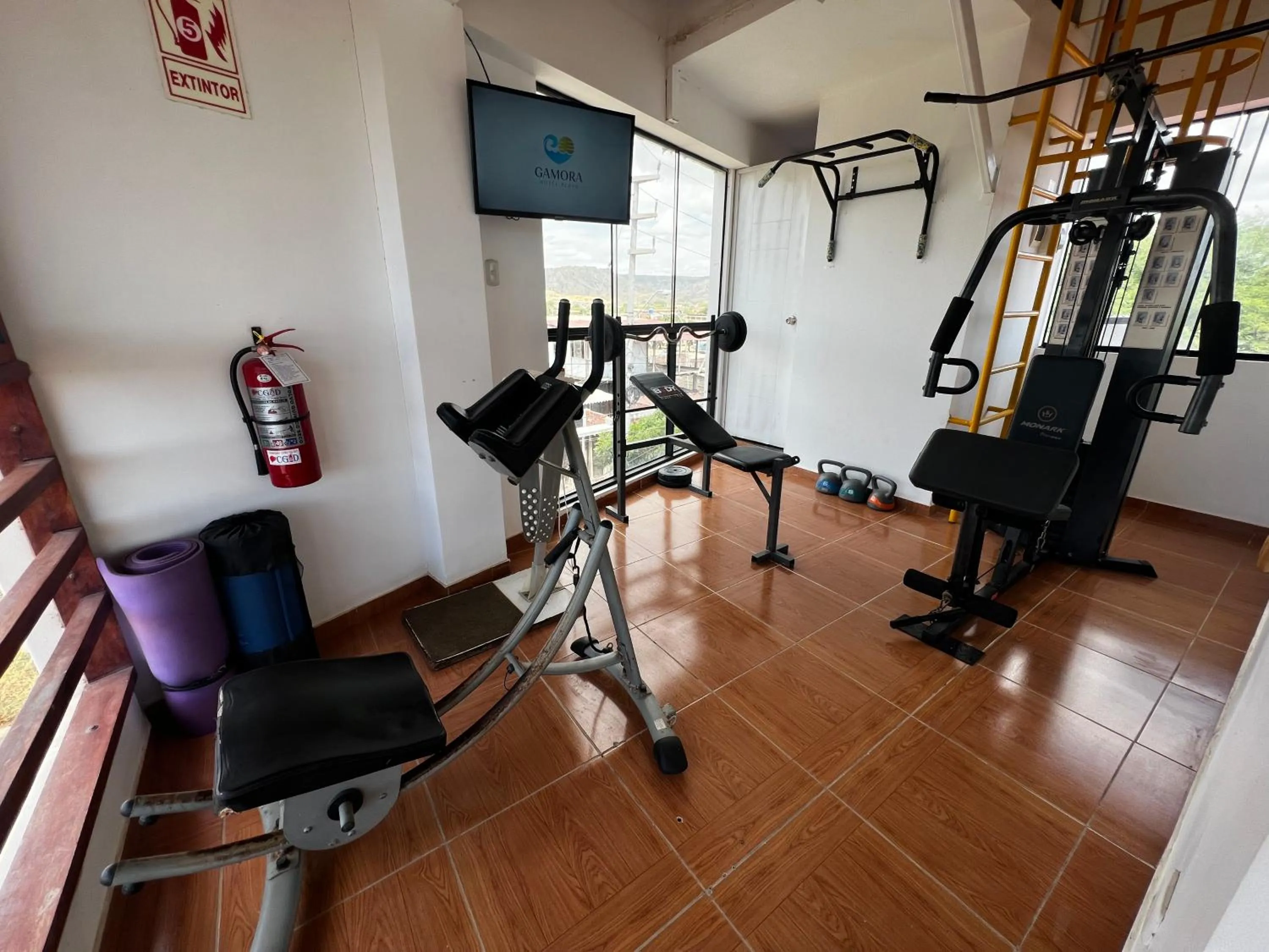 Fitness centre/facilities in Gamora Hotel Playa