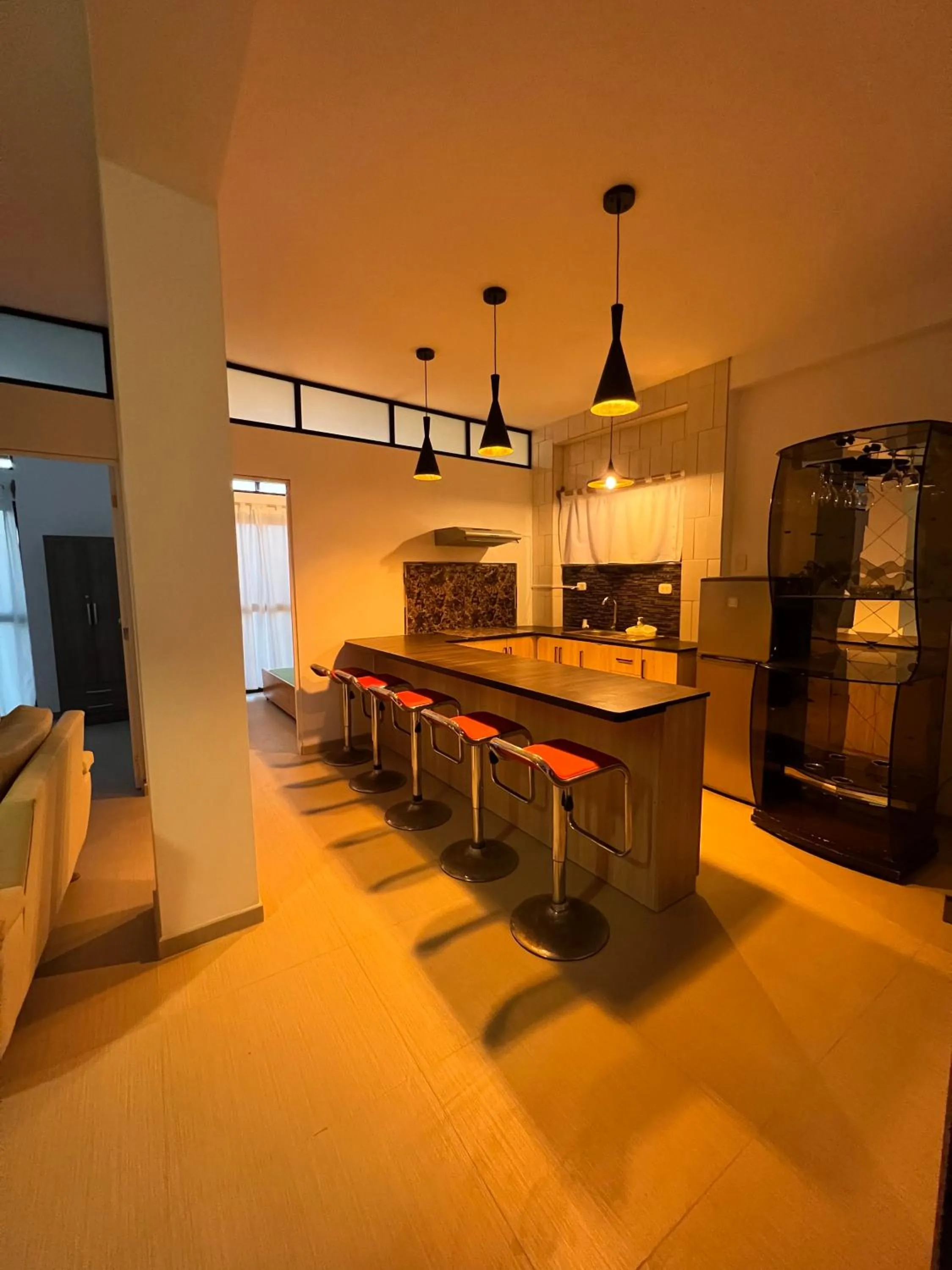 Kitchen or kitchenette in Gamora Hotel Playa