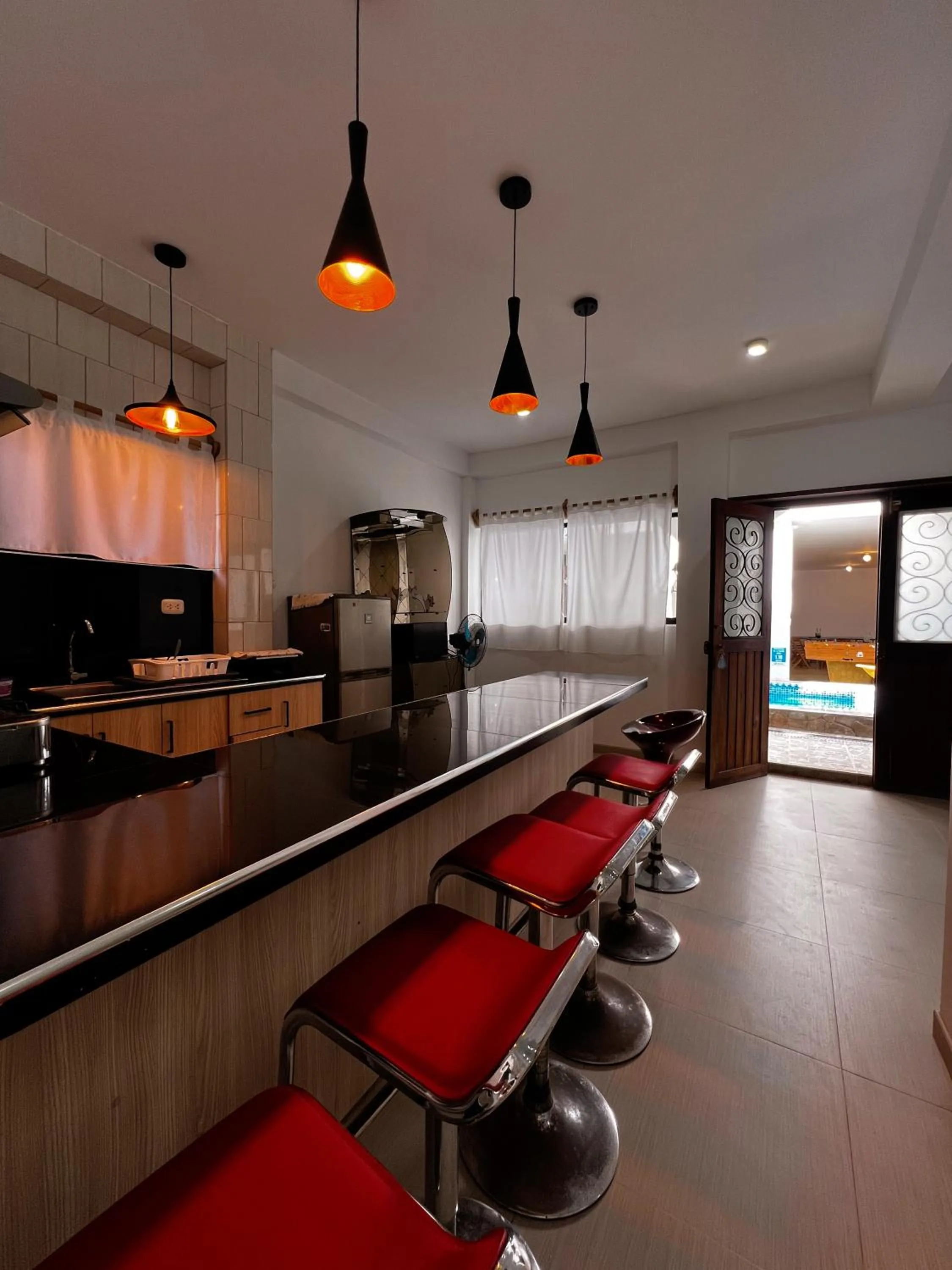 Kitchen or kitchenette in Gamora Hotel Playa