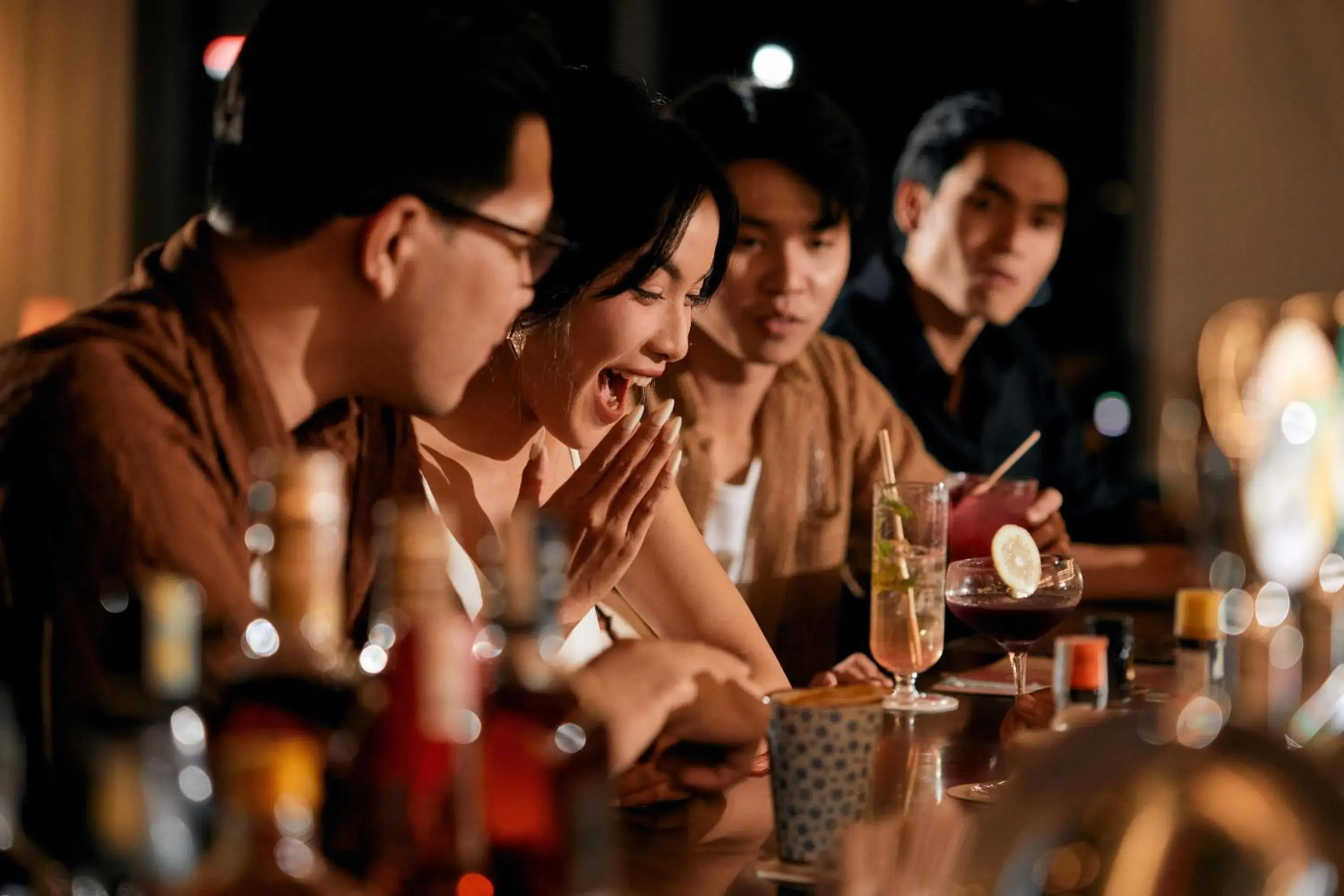 Lounge or bar in Wink Icon Hotel Danang Riverside - 24hrs Stay & Rooftop Pool Bar Lounge or bar in Wink Icon Hotel Danang Riverside - 24hrs Stay & Rooftop Pool Bar