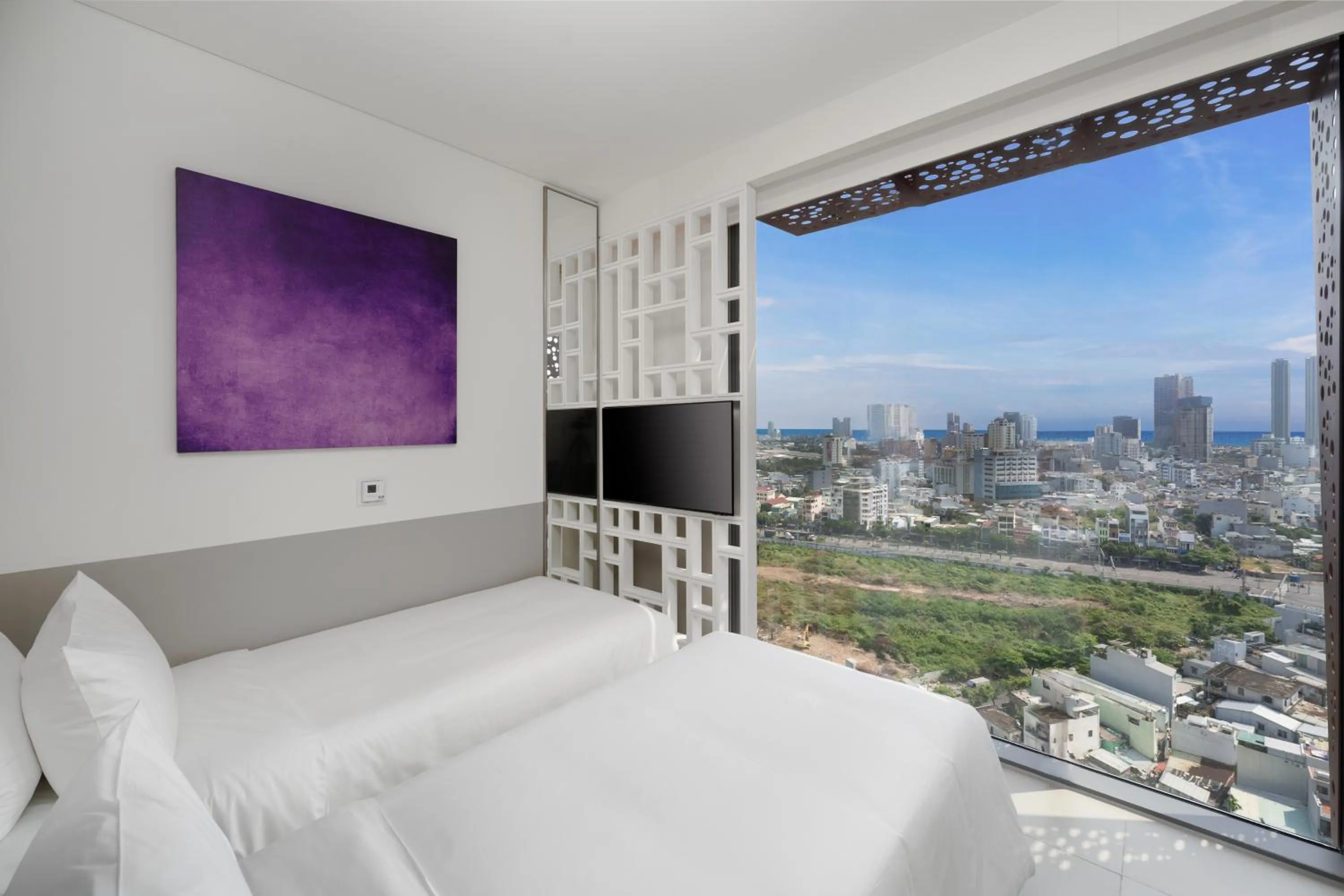 Deluxe Twin Room in Wink Icon Hotel Danang Riverside - 24hrs Stay & Rooftop Pool Bar