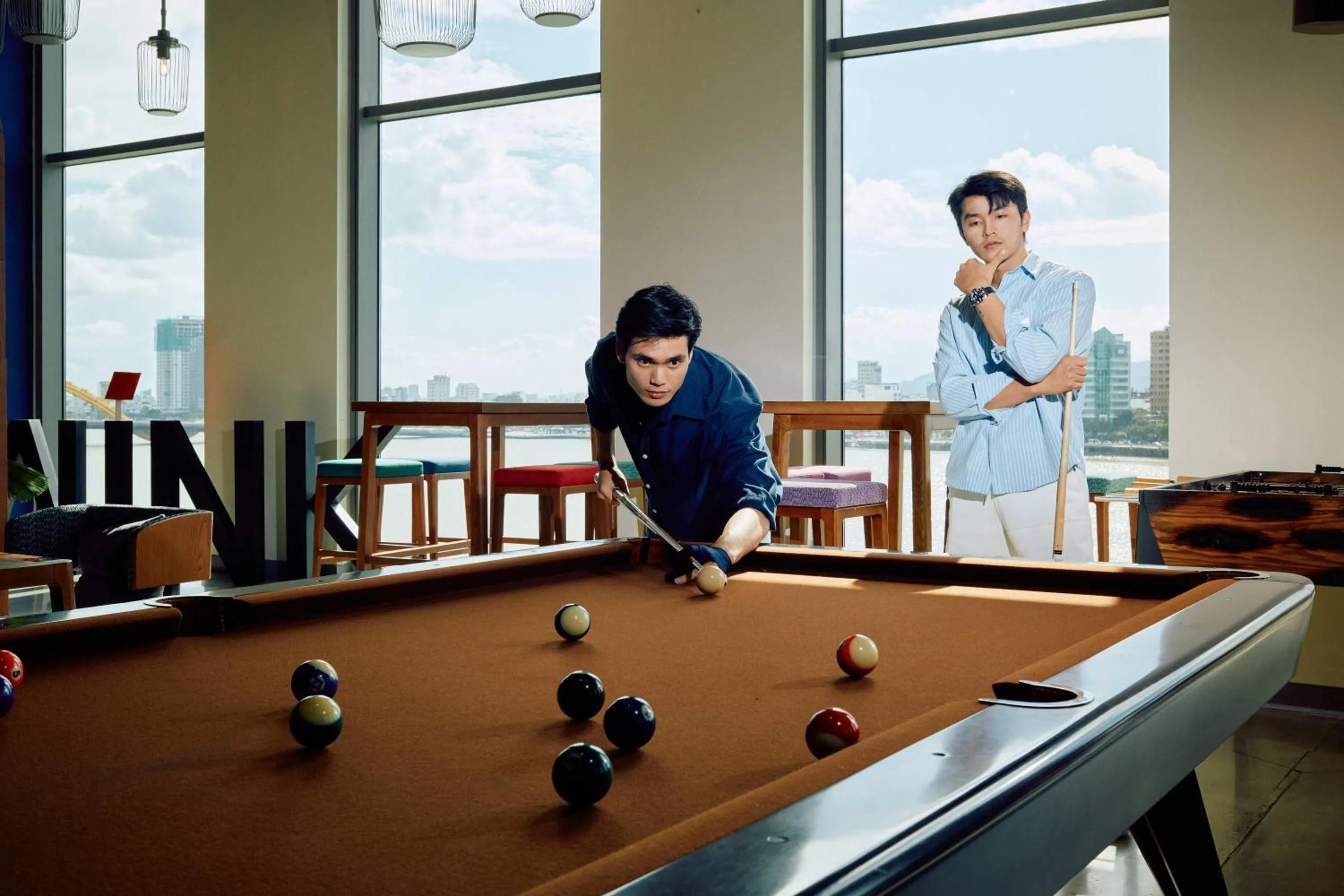 Billiard in Wink Icon Hotel Danang Riverside - 24hrs Stay & Rooftop Pool Bar
