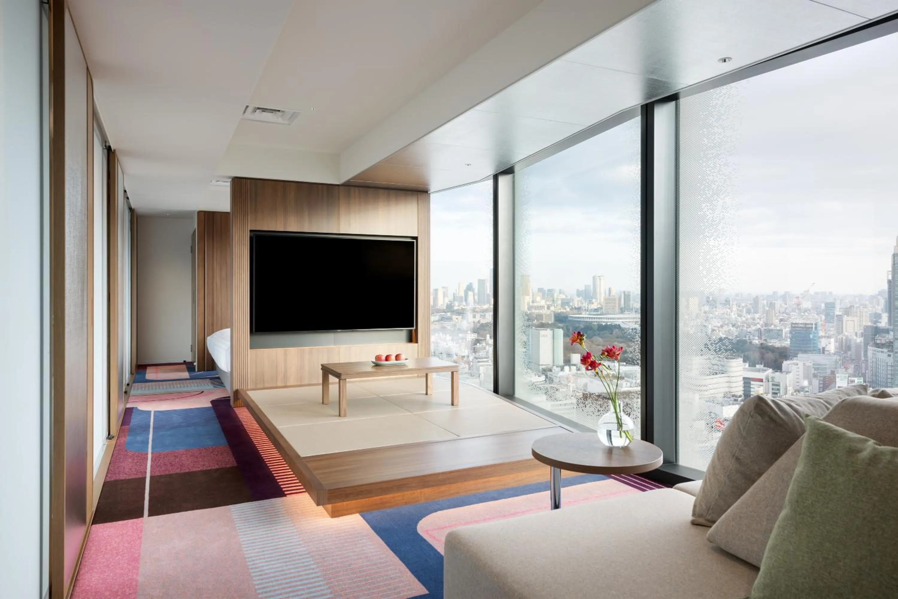 Living room in HOTEL GROOVE SHINJUKU, A PARKROYAL Hotel