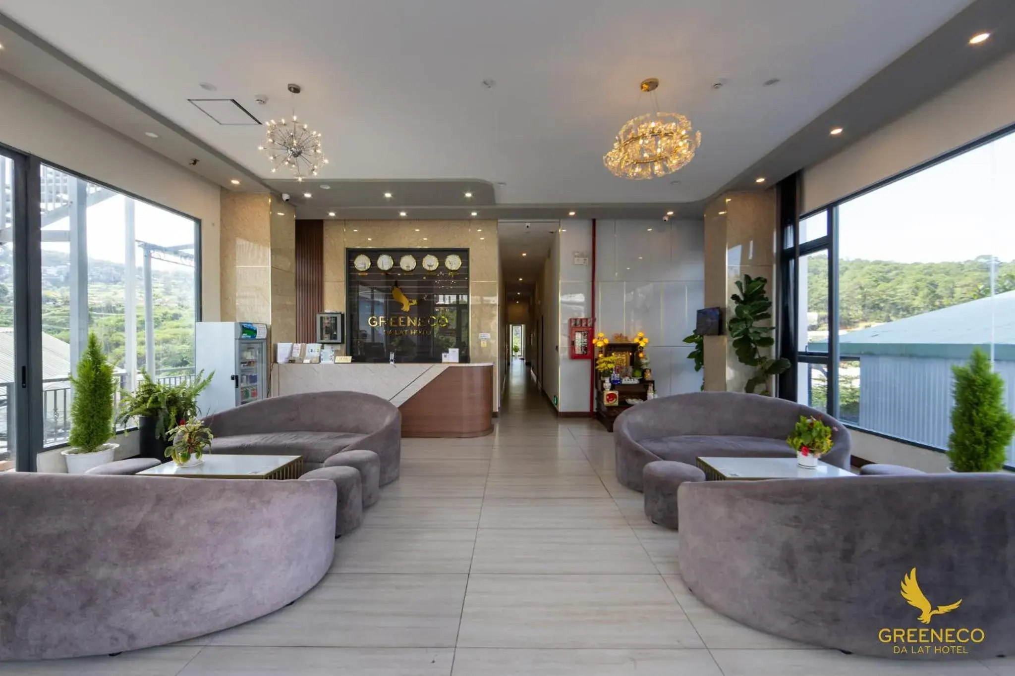 Lobby or reception in GREENECO DA LAT HOTEL - Khách sạn Green Eco Đà Lạt Lobby or reception in GREENECO DA LAT HOTEL - Khách sạn Green Eco Đà Lạt