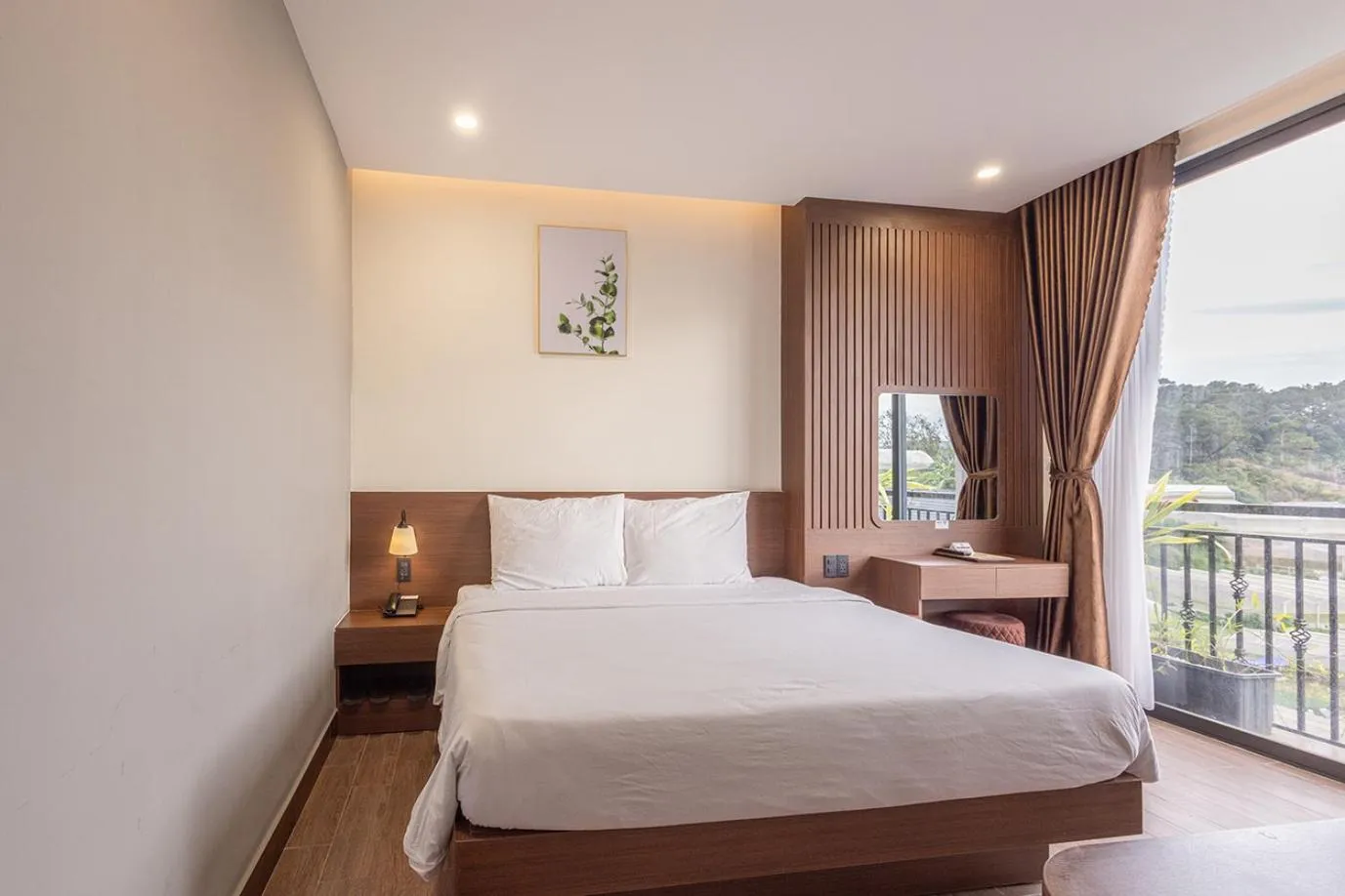 Bed in GREENECO DA LAT HOTEL - Khách sạn Green Eco Đà Lạt