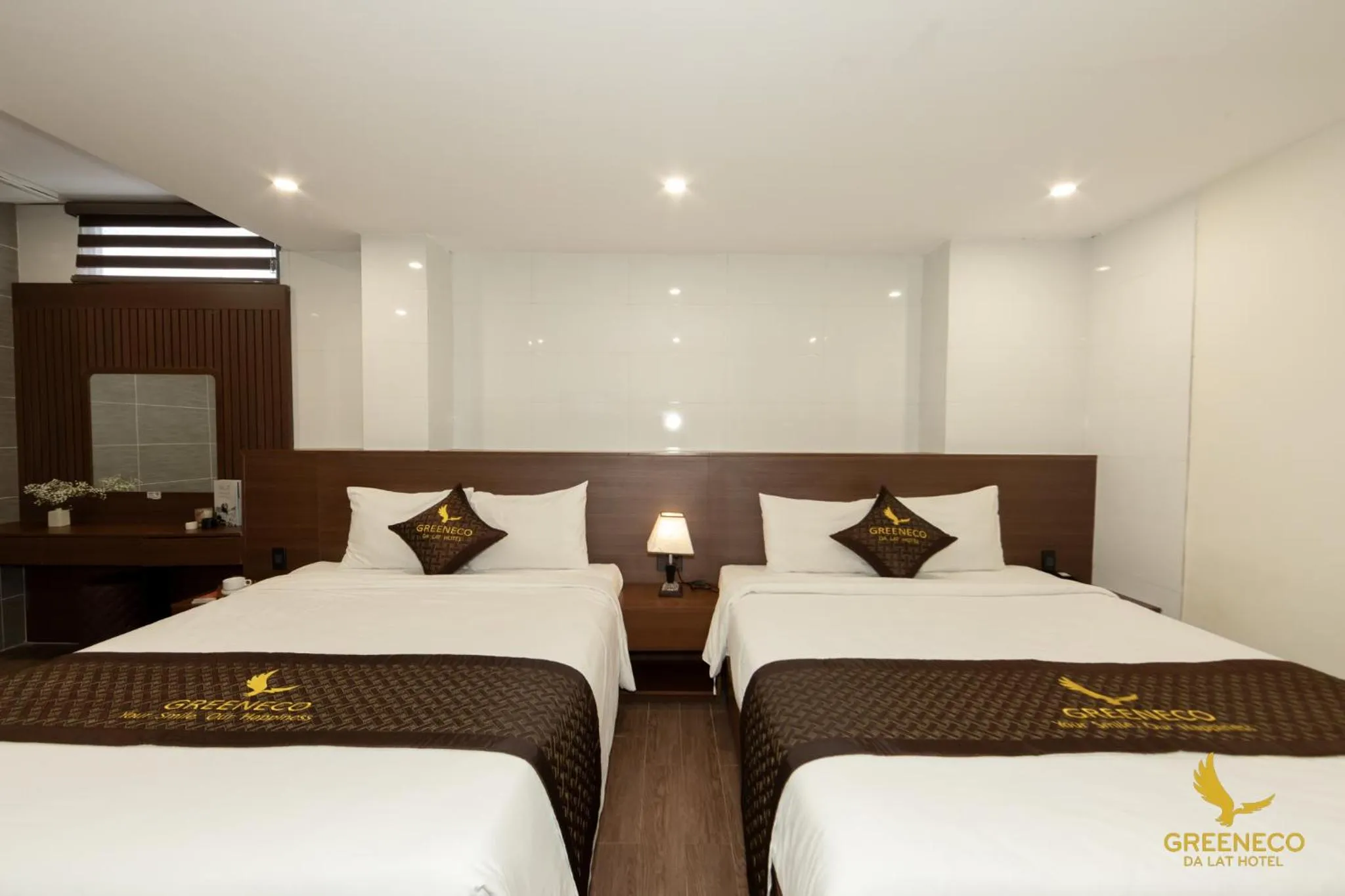 Bed in GREENECO DA LAT HOTEL - Khách sạn Green Eco Đà Lạt