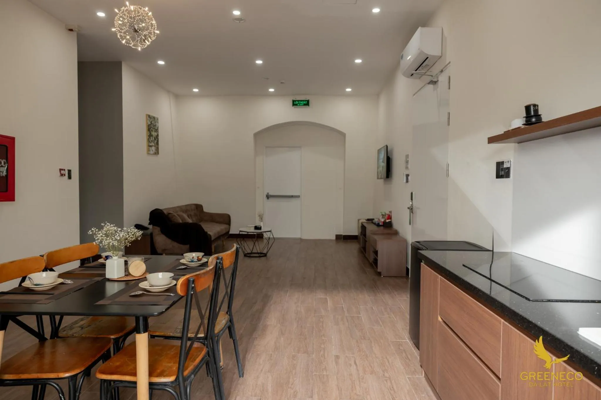 Living room in GREENECO DA LAT HOTEL - Khách sạn Green Eco Đà Lạt