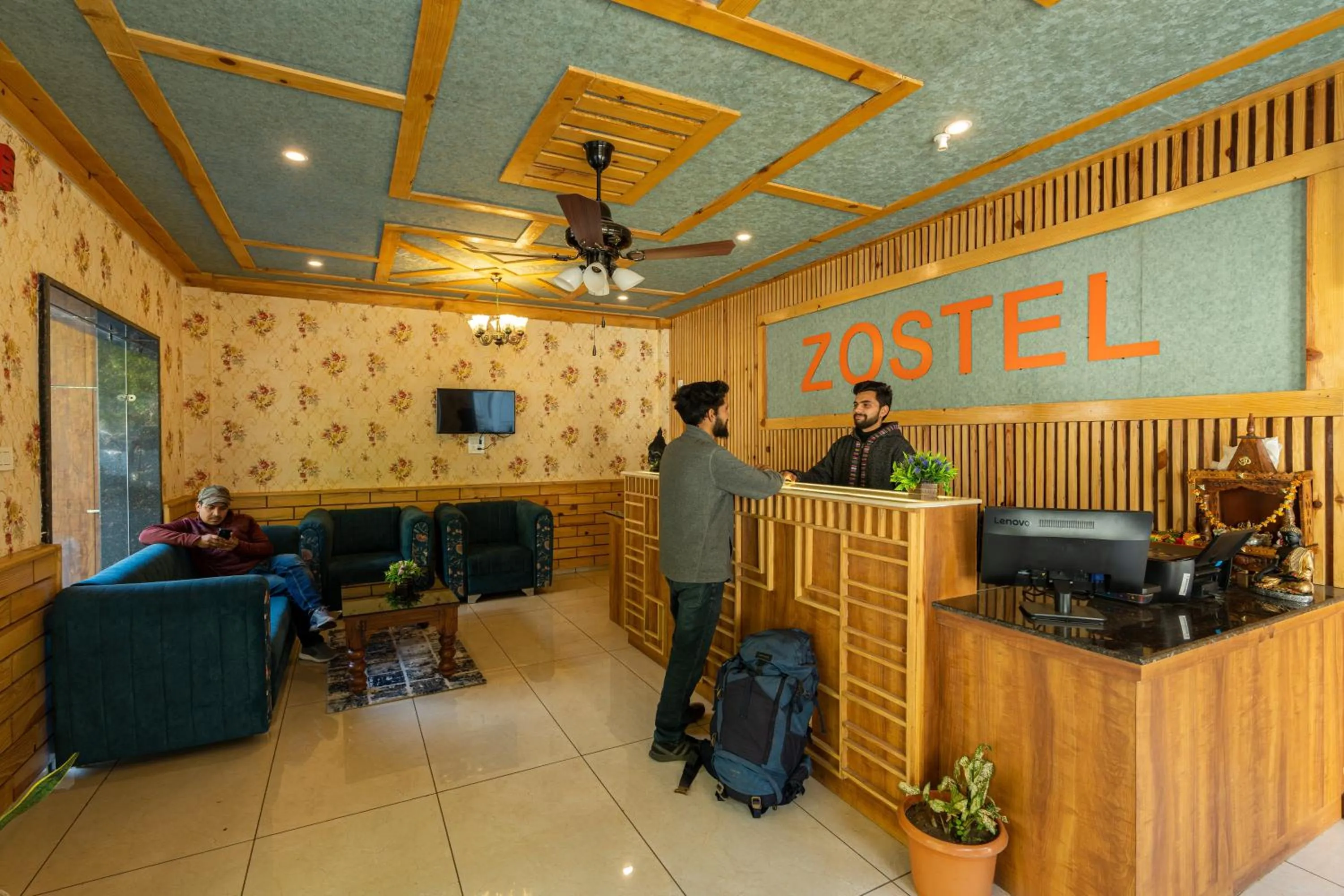 Staff in Zostel Plus Kareri