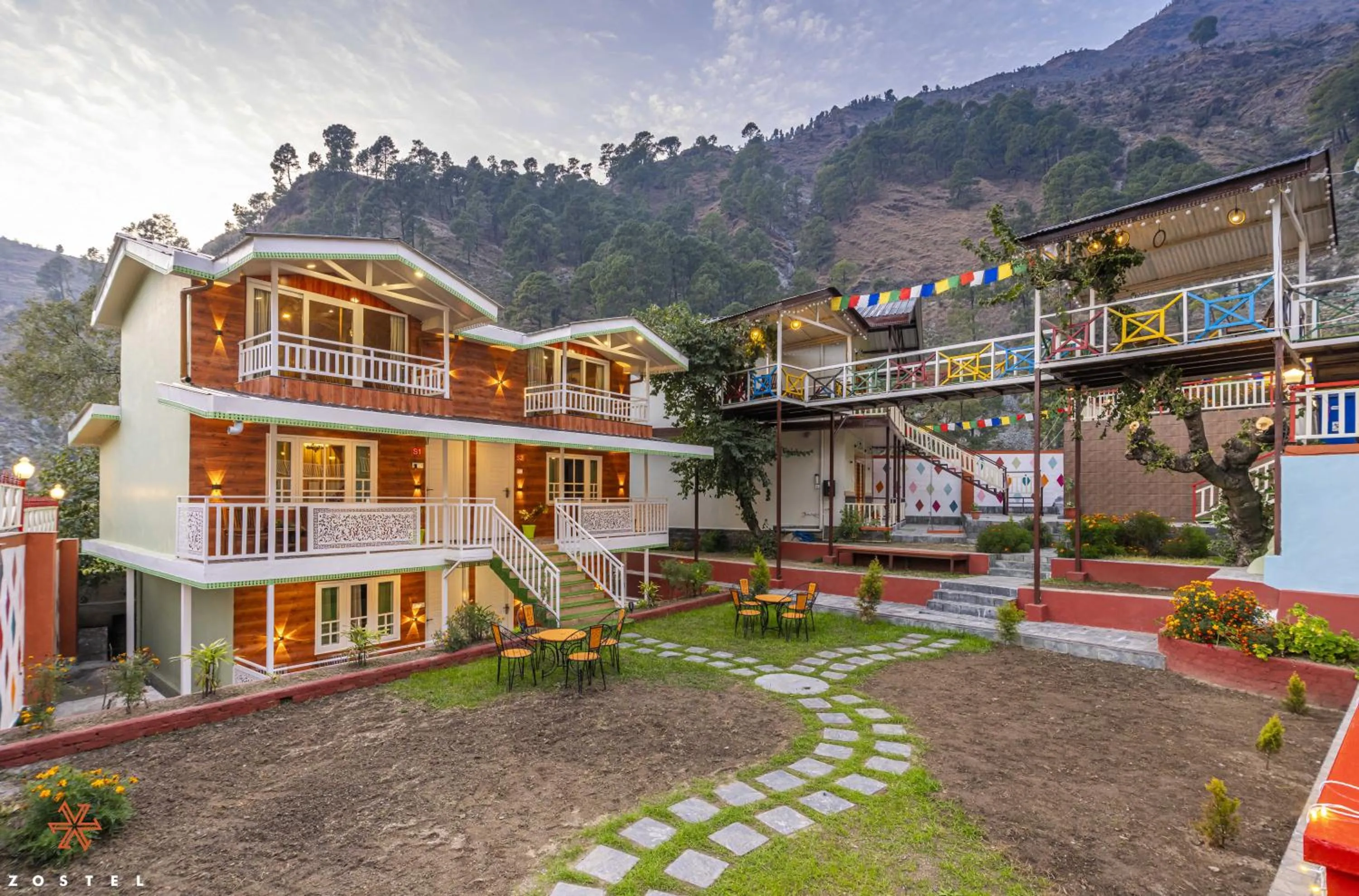 Property building in Zostel Plus Kareri