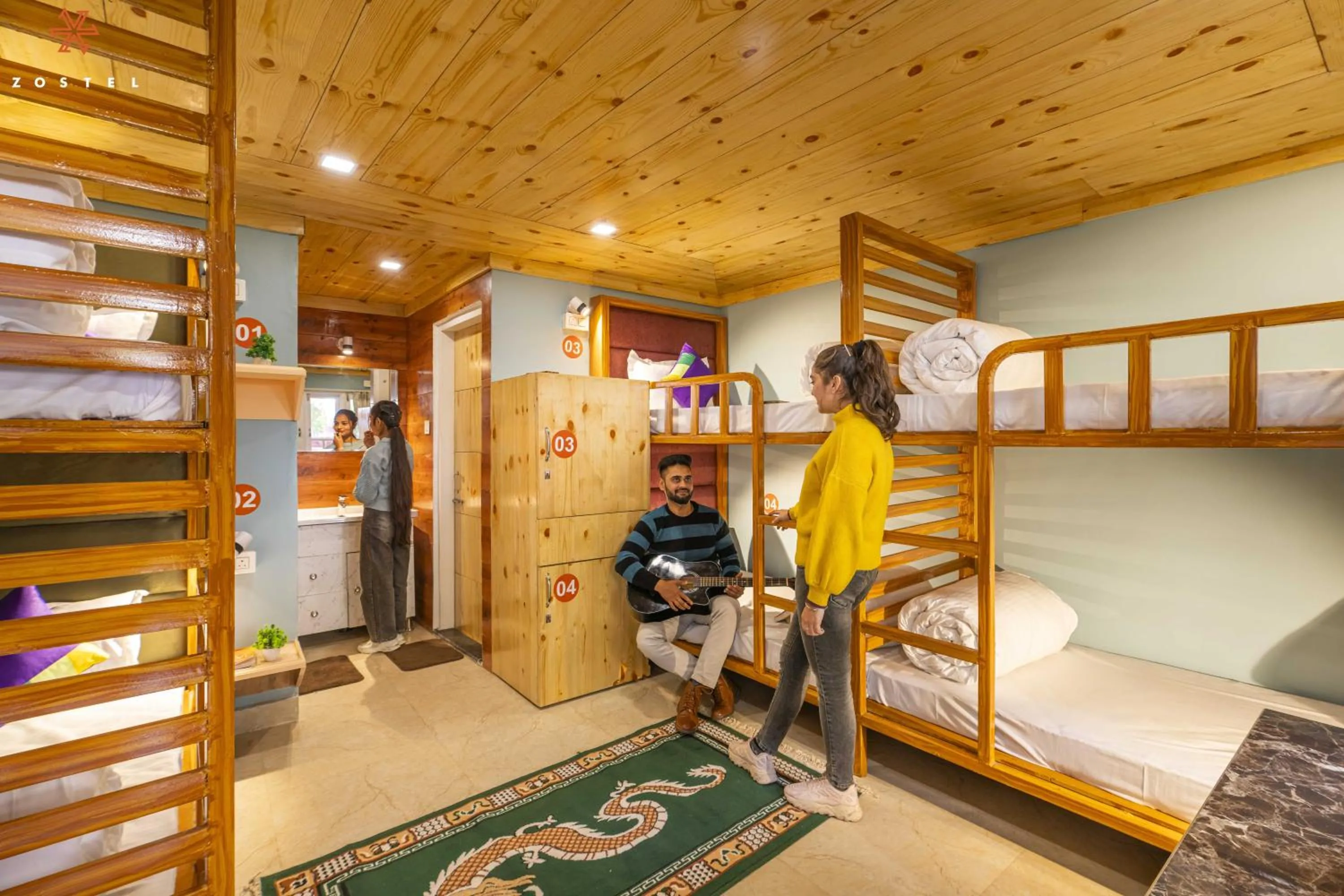 Bed in Zostel Plus Kareri