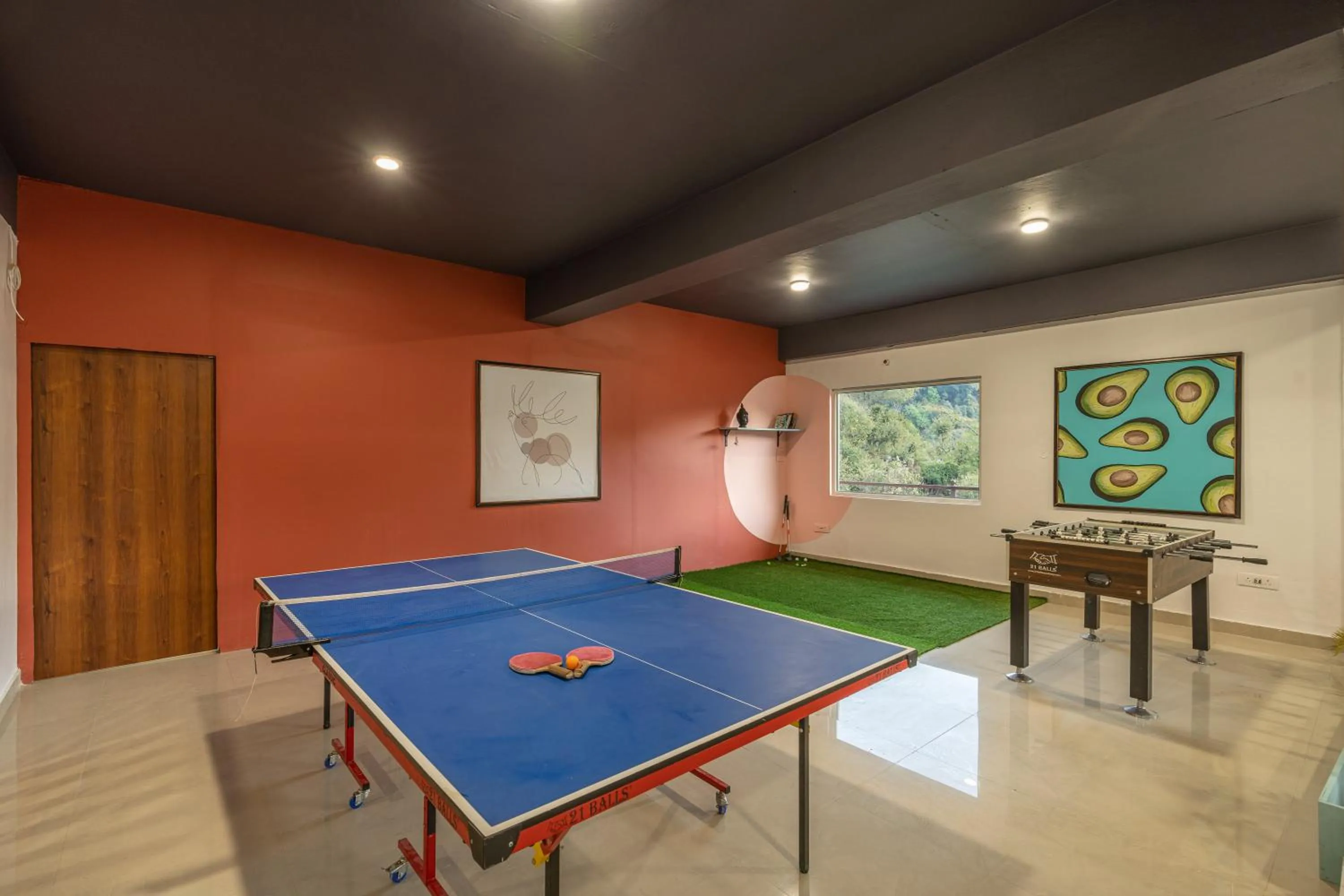 Game Room in Zostel Plus Kareri