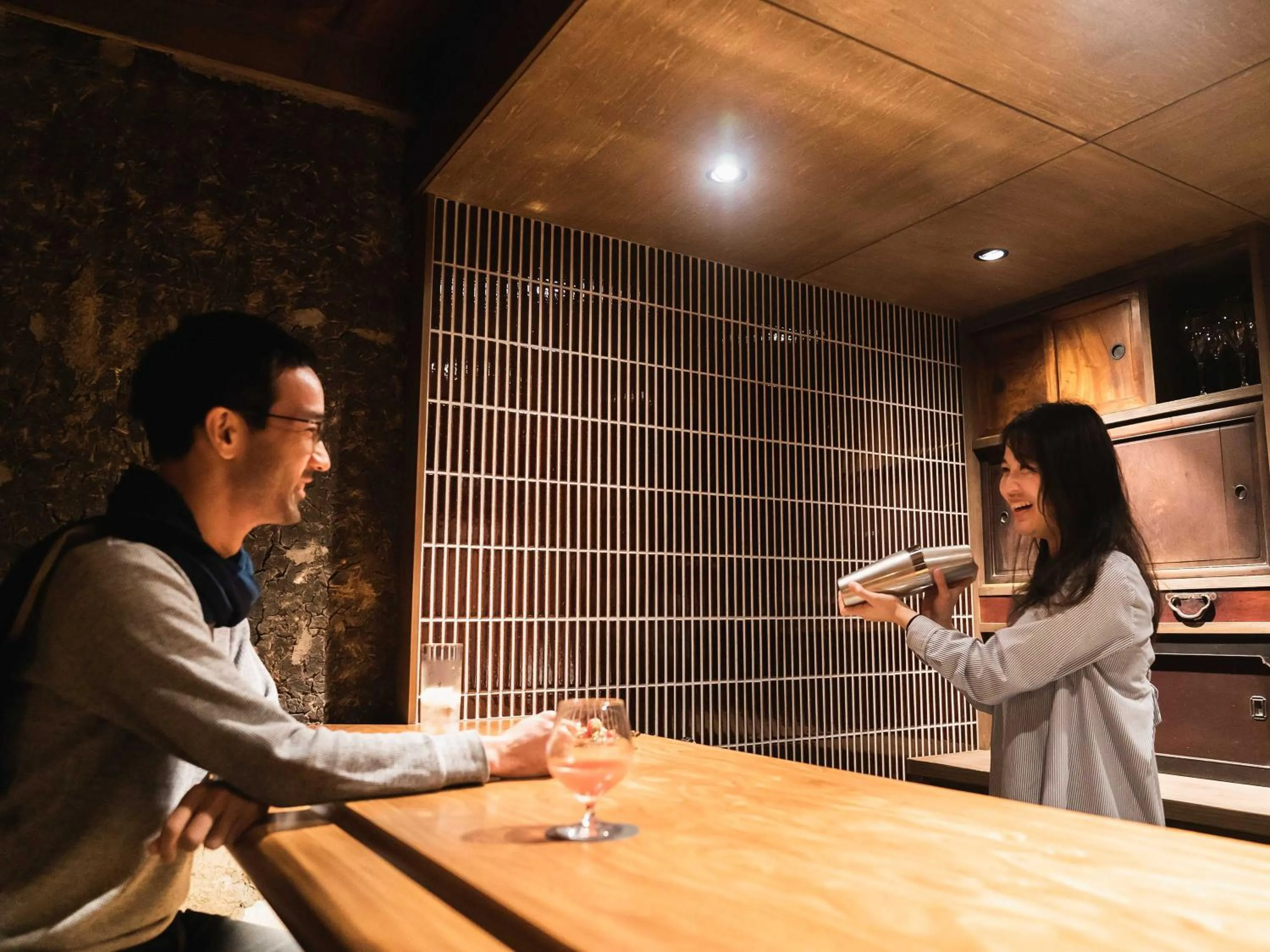 Alcoholic drinks in Minamo