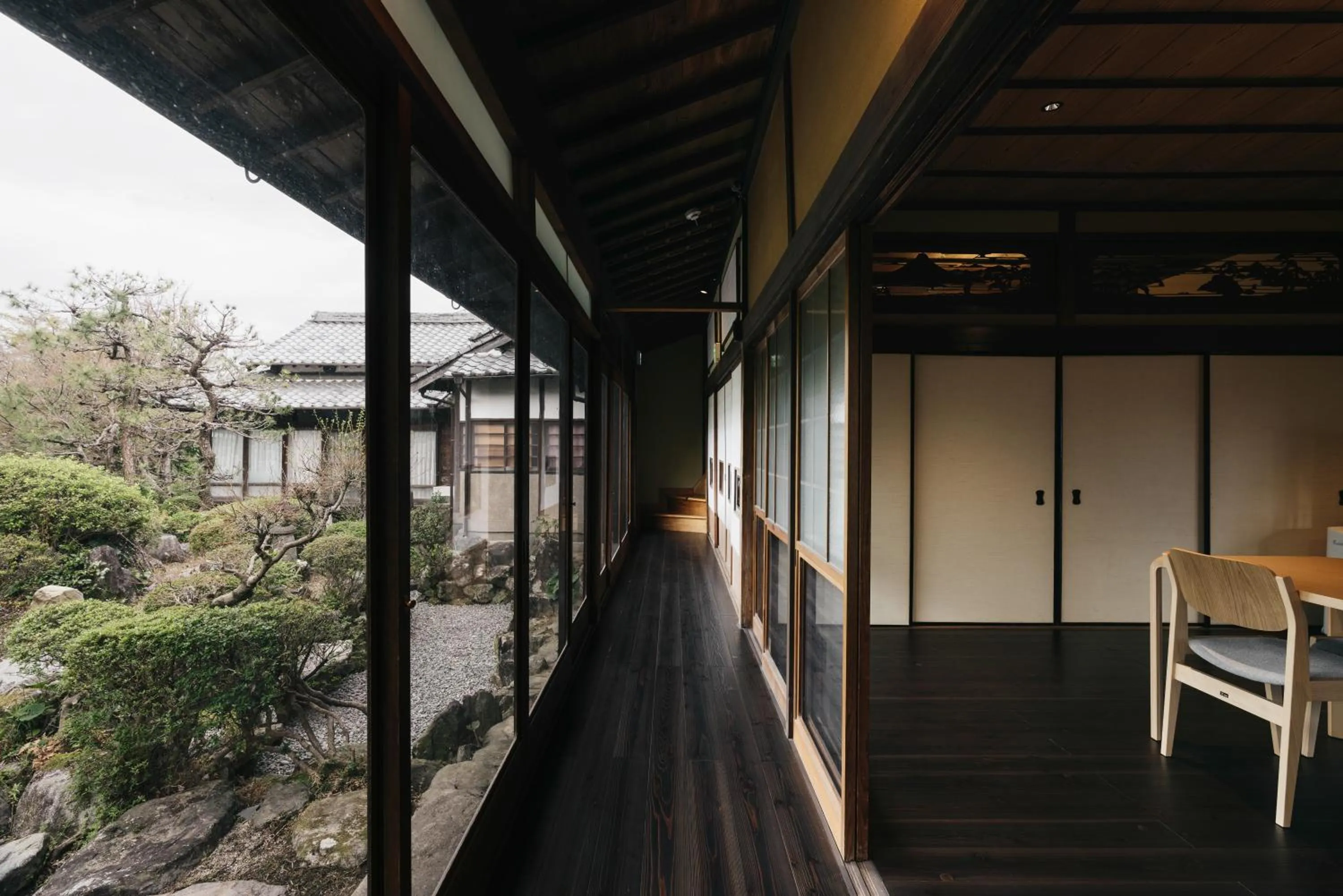 Inner courtyard view in Minamo