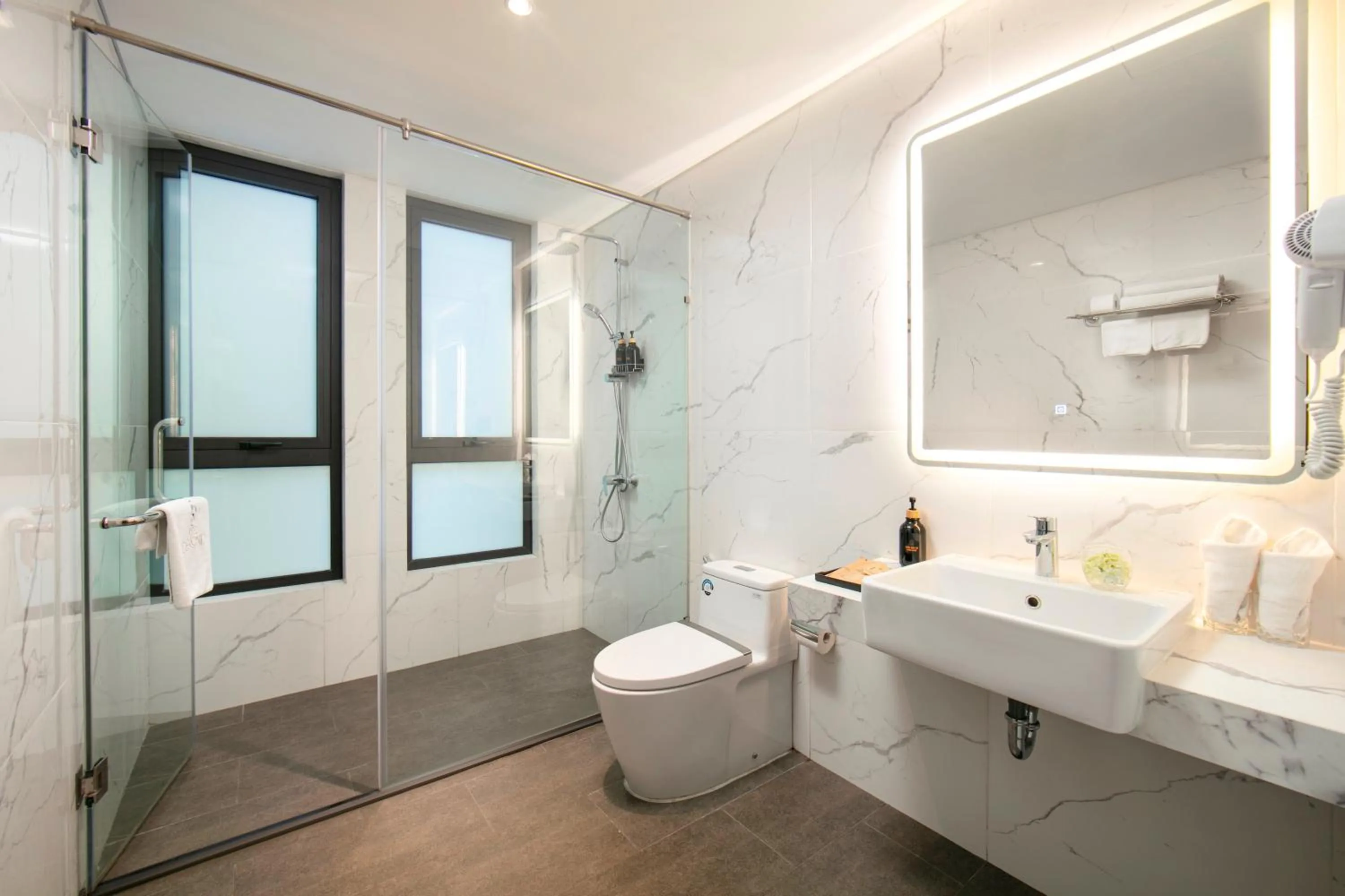 Shower in Hotel De Rond