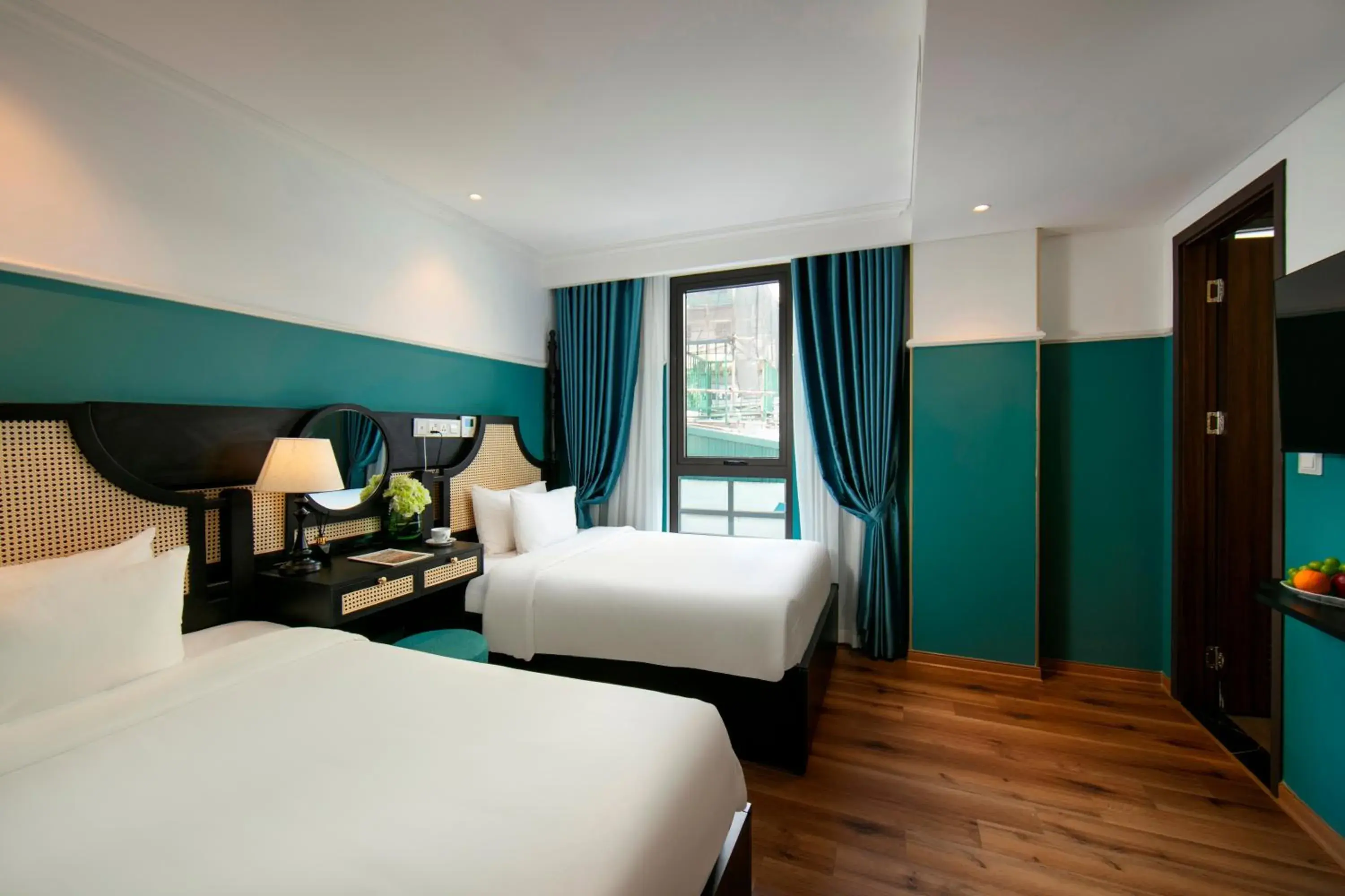 View (from property/room), Bed in Hotel De Rond View (from property/room), Bed in Hotel De Rond