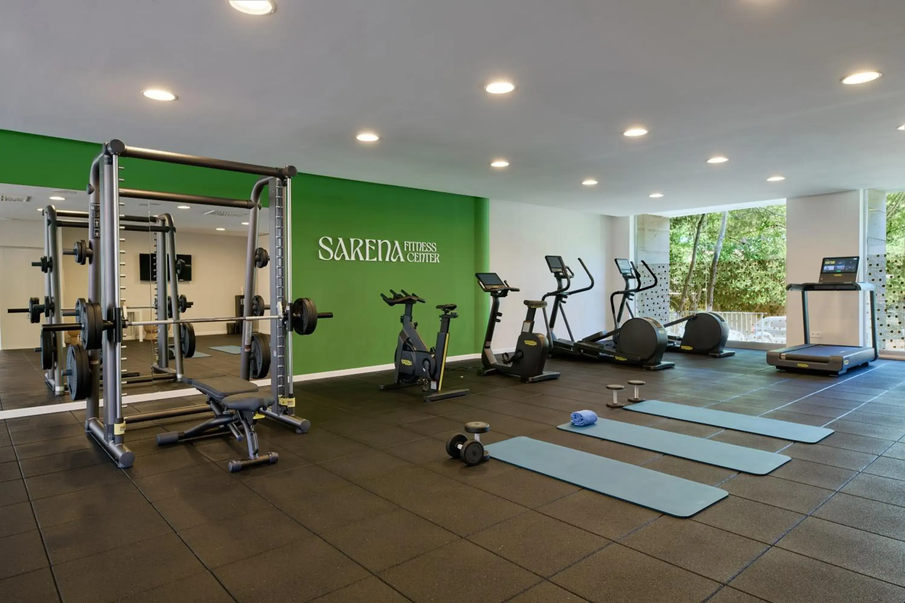 Fitness centre/facilities in Sarena de Muro Resort Mallorca, part of Destination by Hyatt Fitness centre/facilities in Sarena de Muro Resort Mallorca, part of Destination by Hyatt