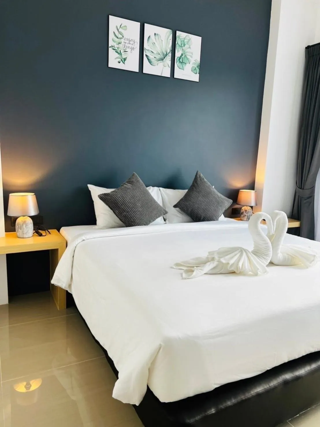 Bed in Blue Moon Boutique Resort