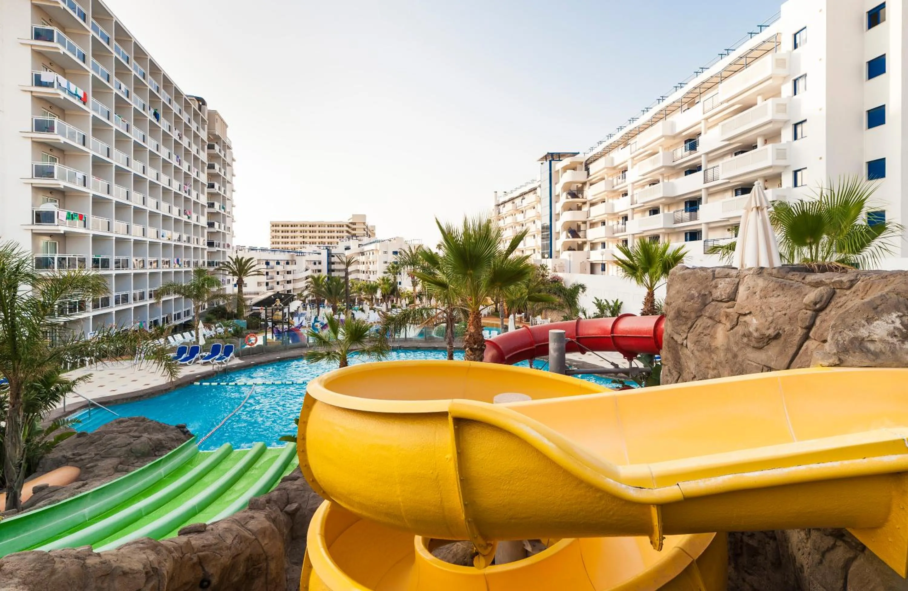 Aqua park in Globales Los Patos Park