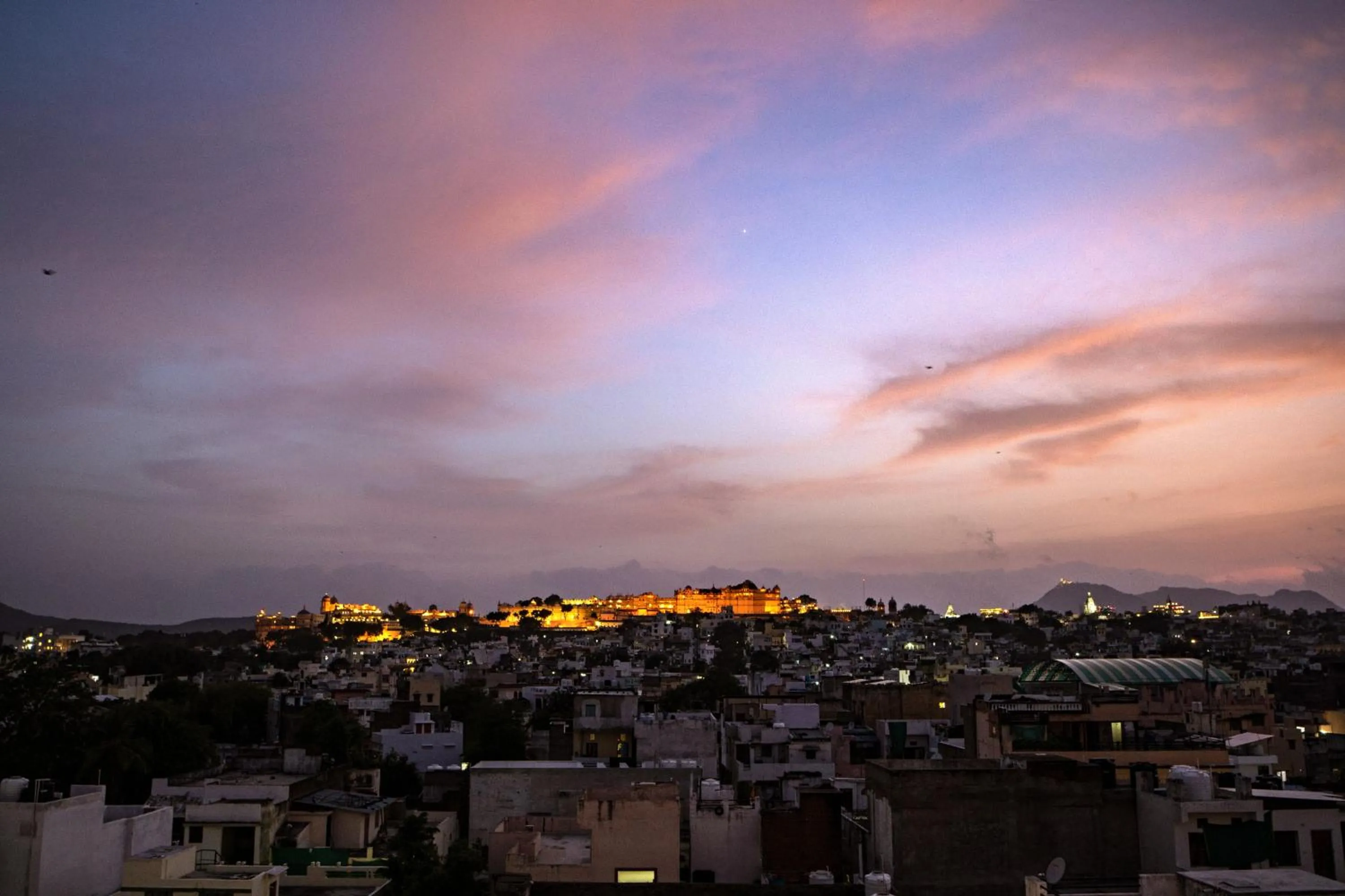 Bird's eye view in THE MANGAL VIEW RESIDENCY - A Luxury Boutique Business Hotel