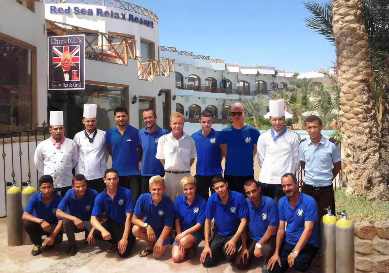 Staff in Red Sea Relax Hotel