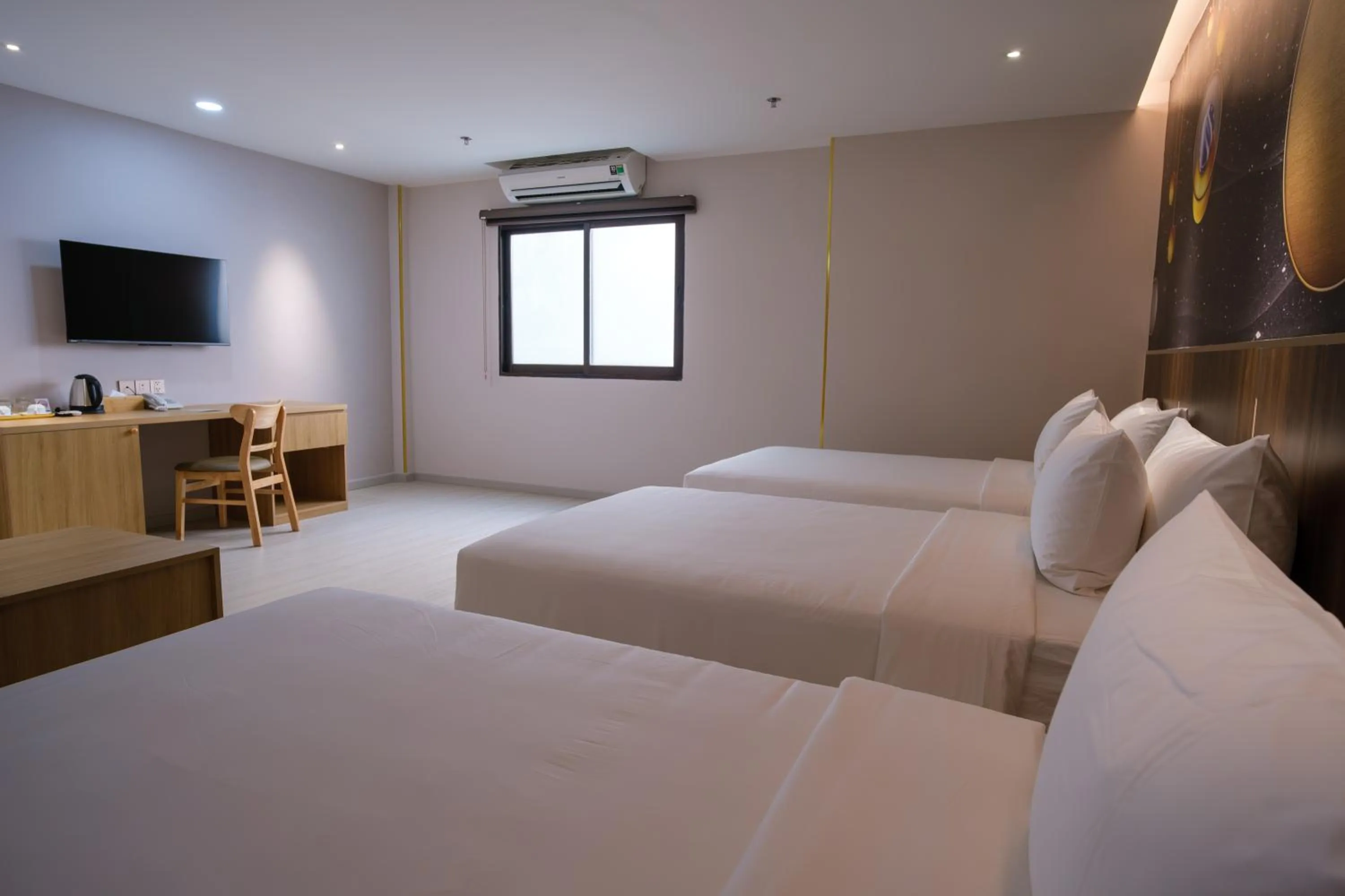 Bed in Dai Nam Boutique Hotel