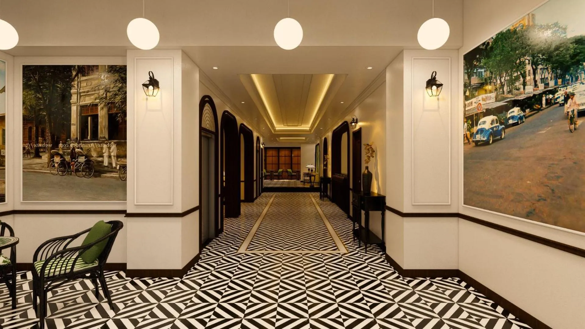 Lobby or reception in Dai Nam Boutique Hotel