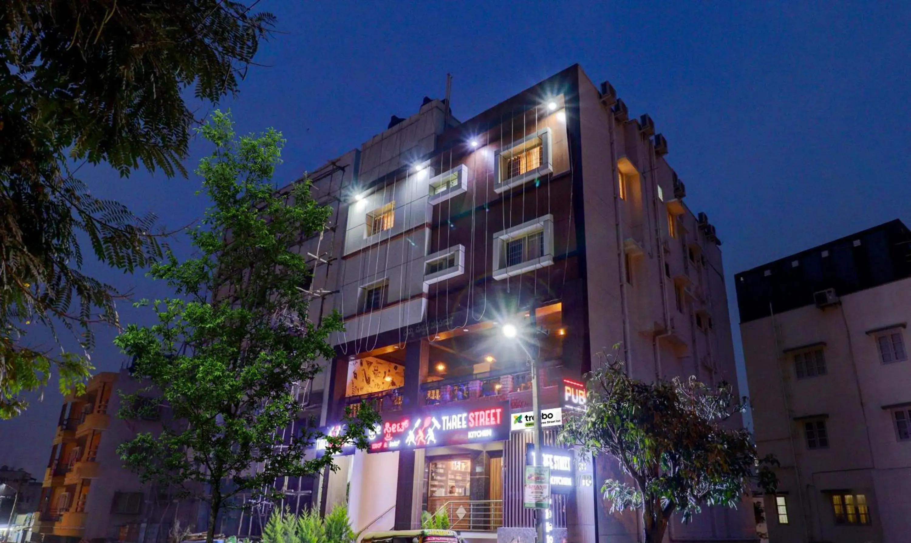 Property building in Treebo Three Street Inn Property building in Treebo Three Street Inn