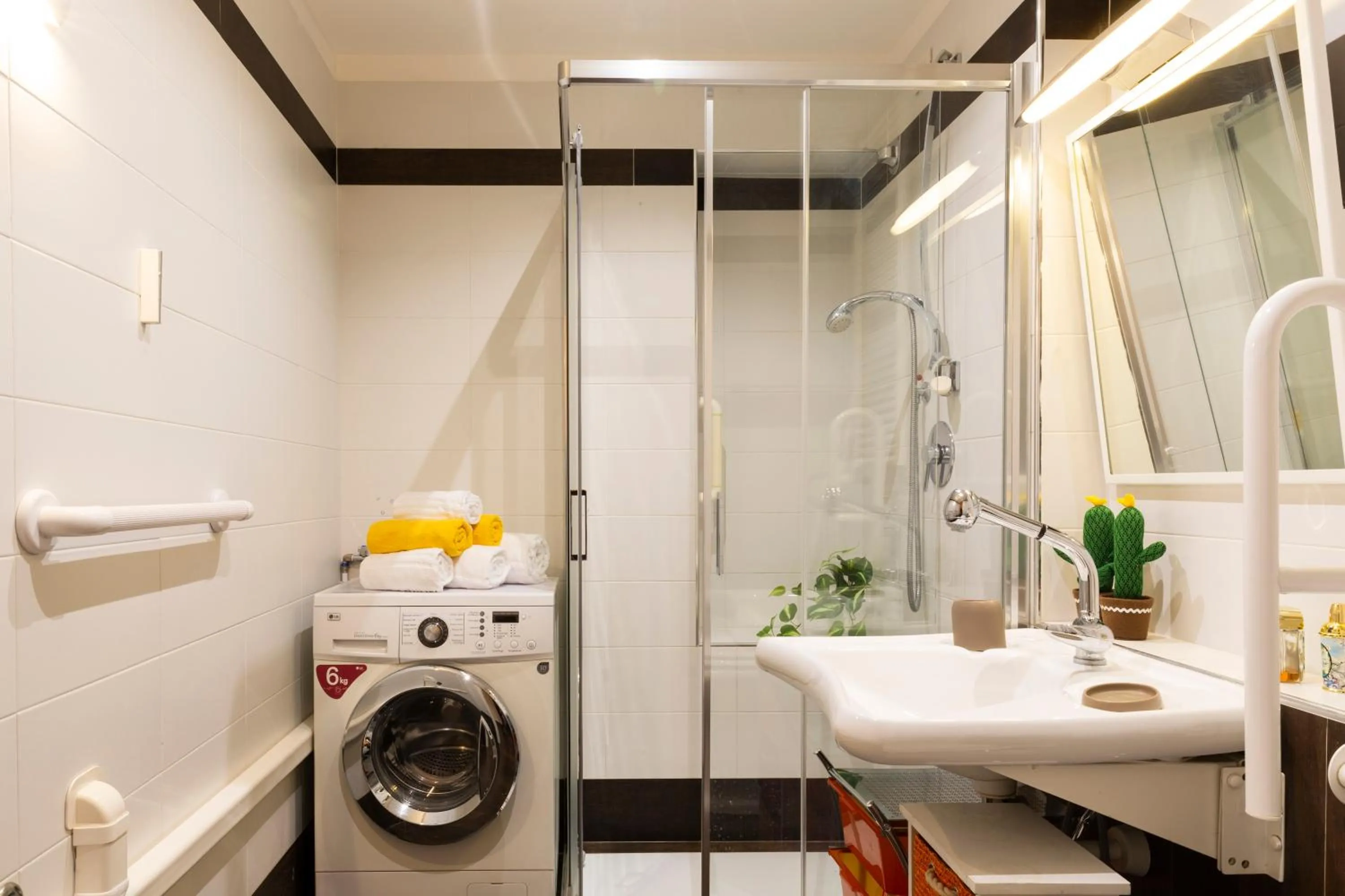 Shower in Living isola