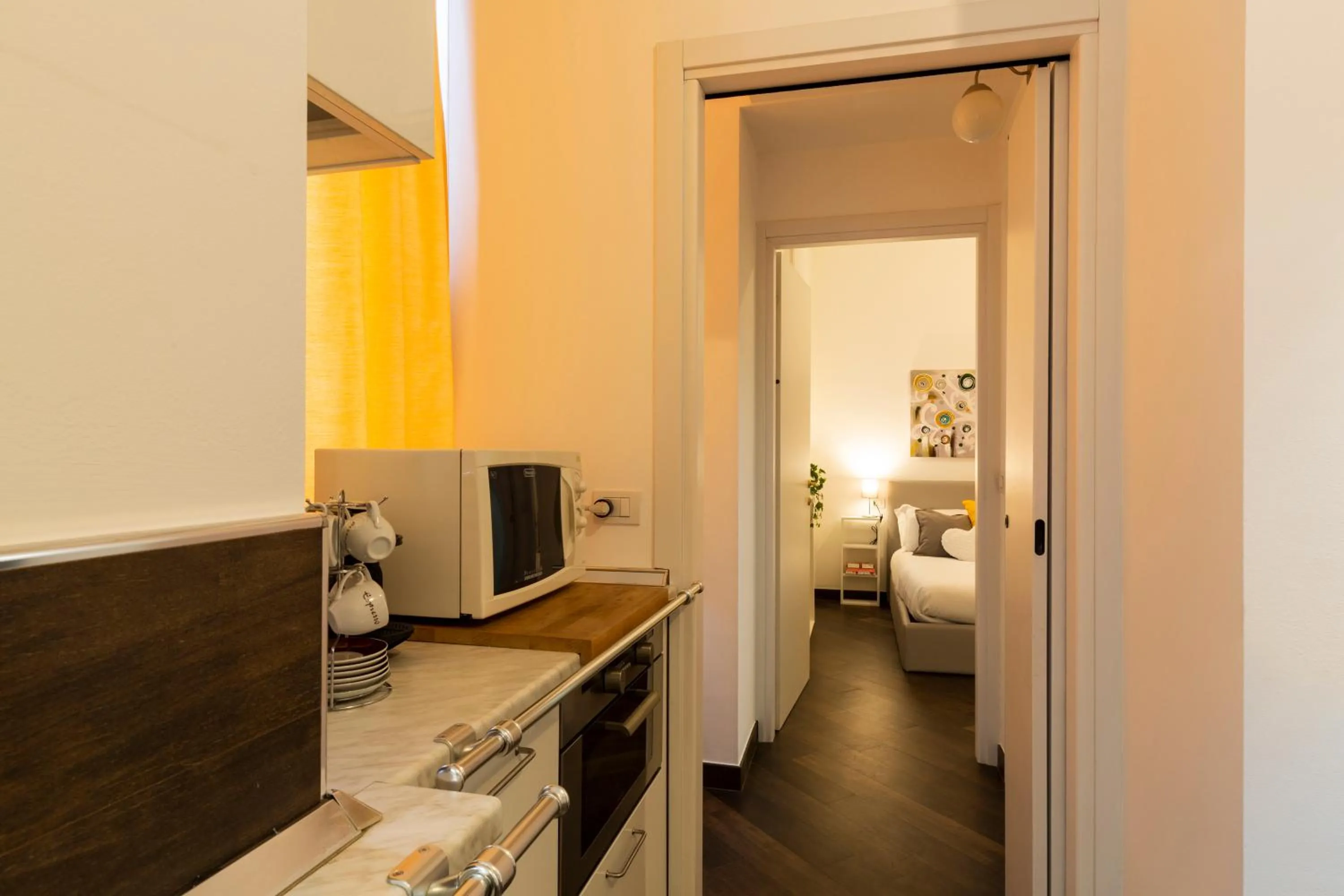 Kitchen or kitchenette, Bed in Living isola