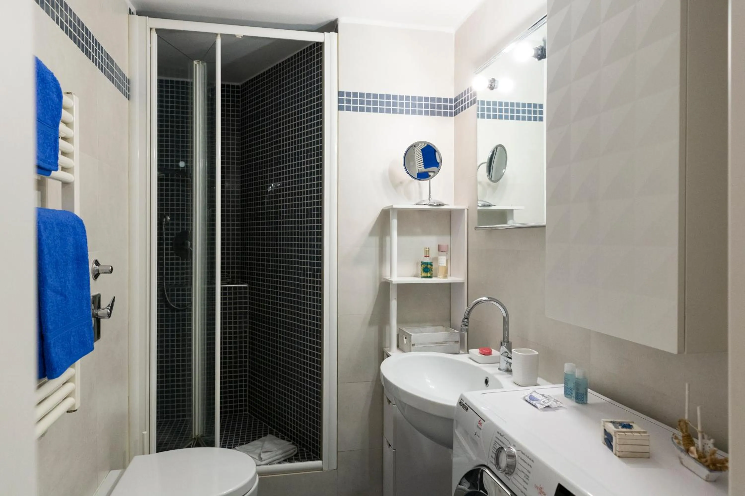 Shower in Living isola