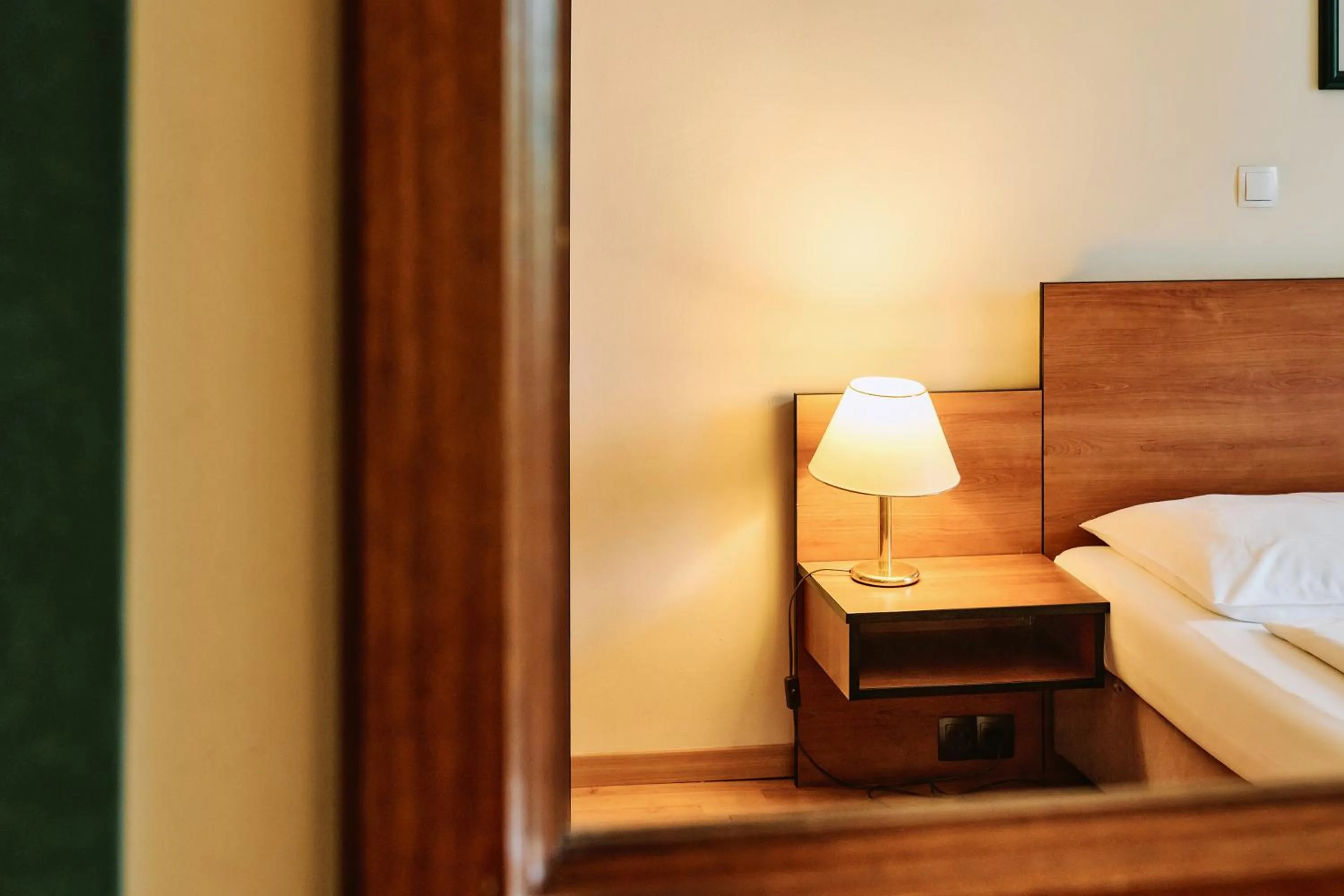 Decorative detail, Bed in Hotel Deutschmeister