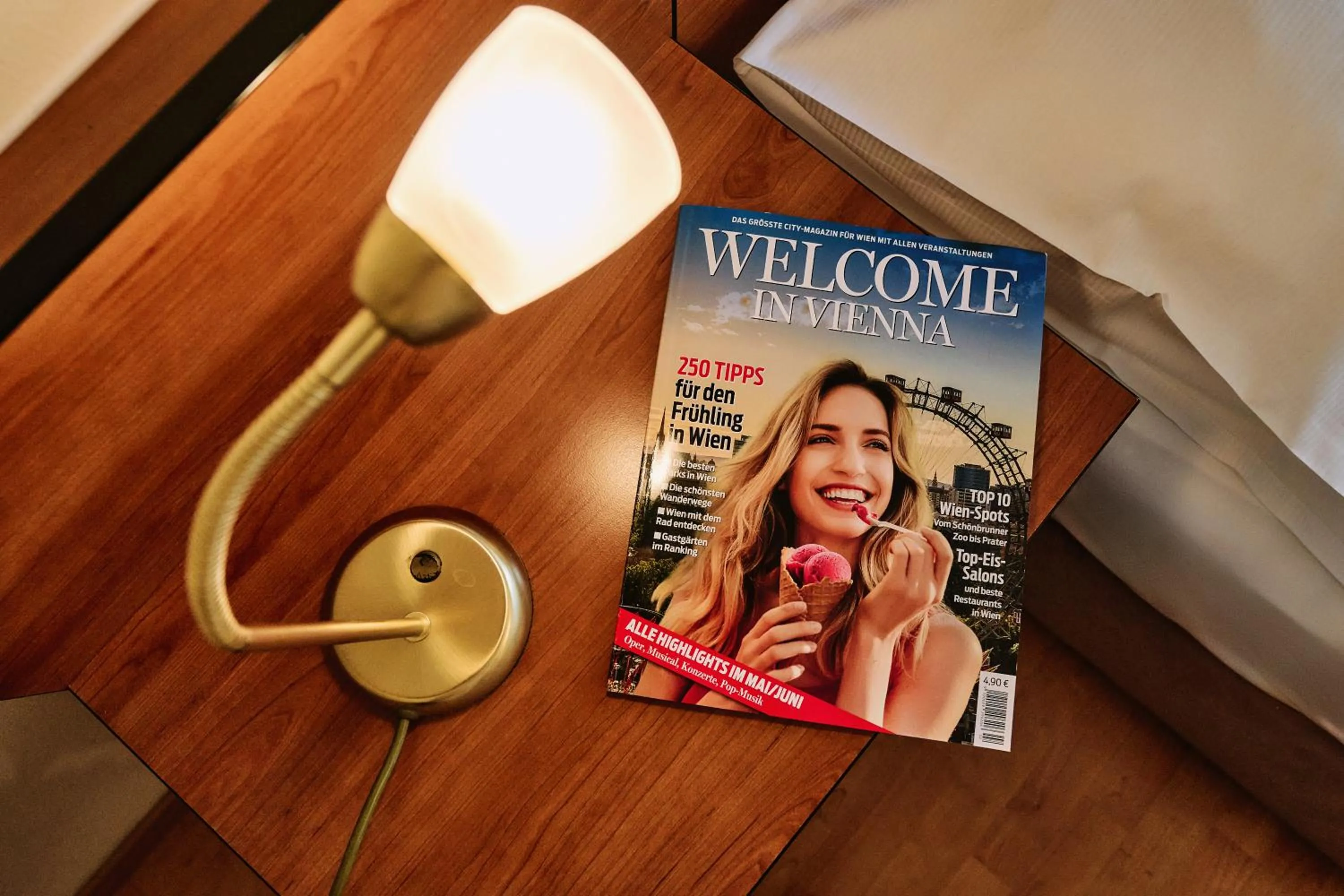 Decorative detail in Hotel Deutschmeister