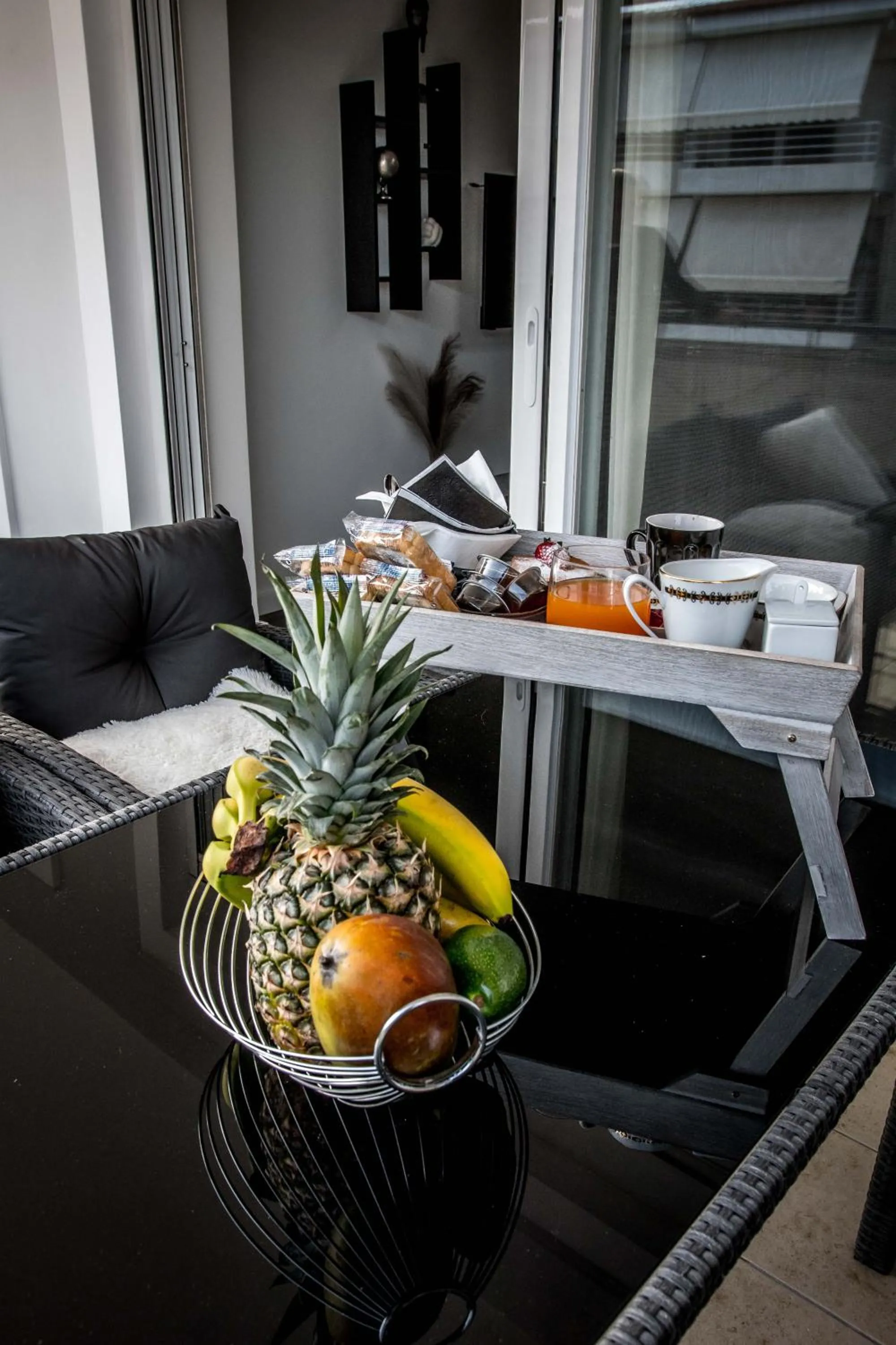 Living room in Escape Luxury Apartment