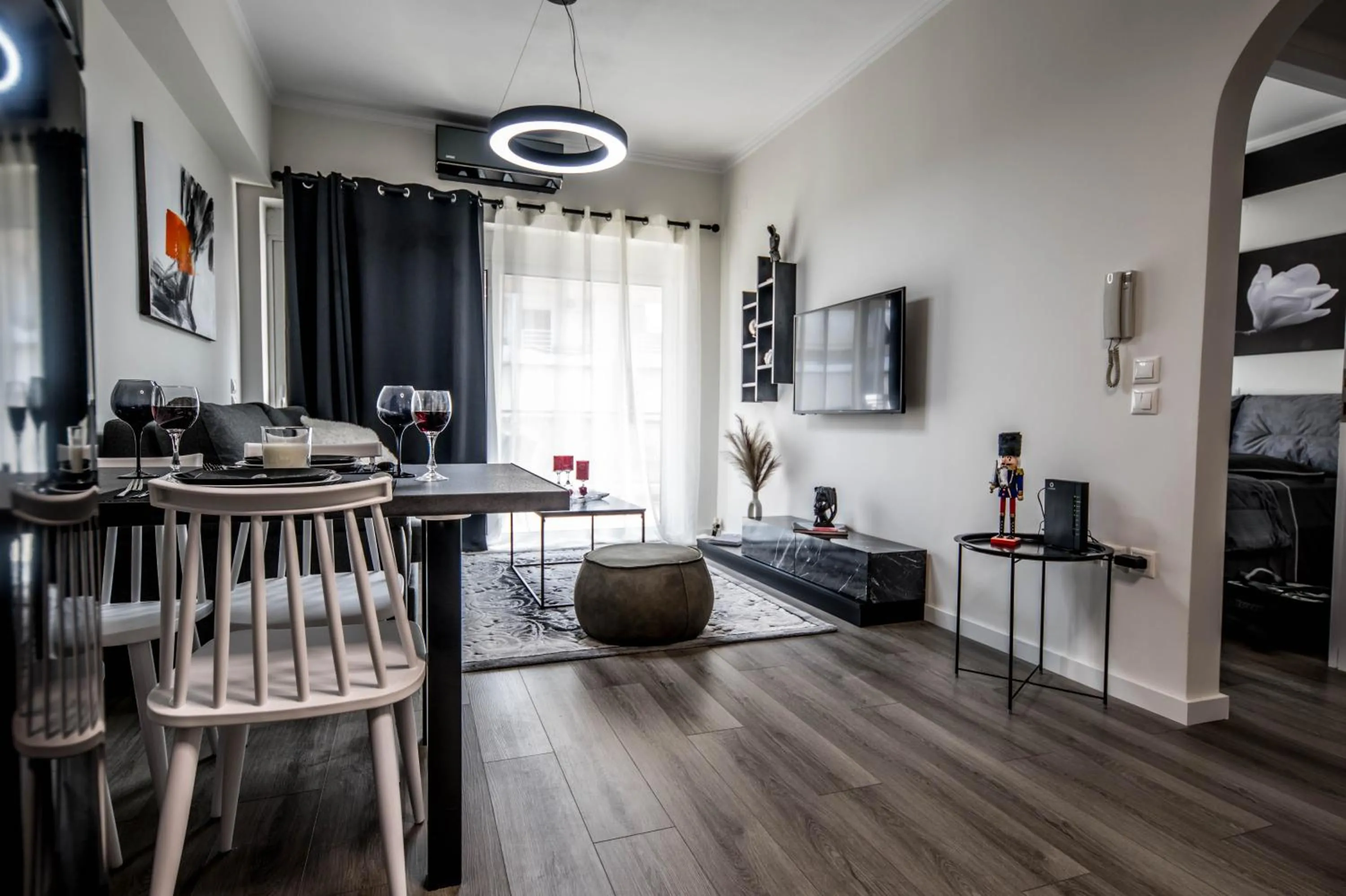 Living room in Escape Luxury Apartment