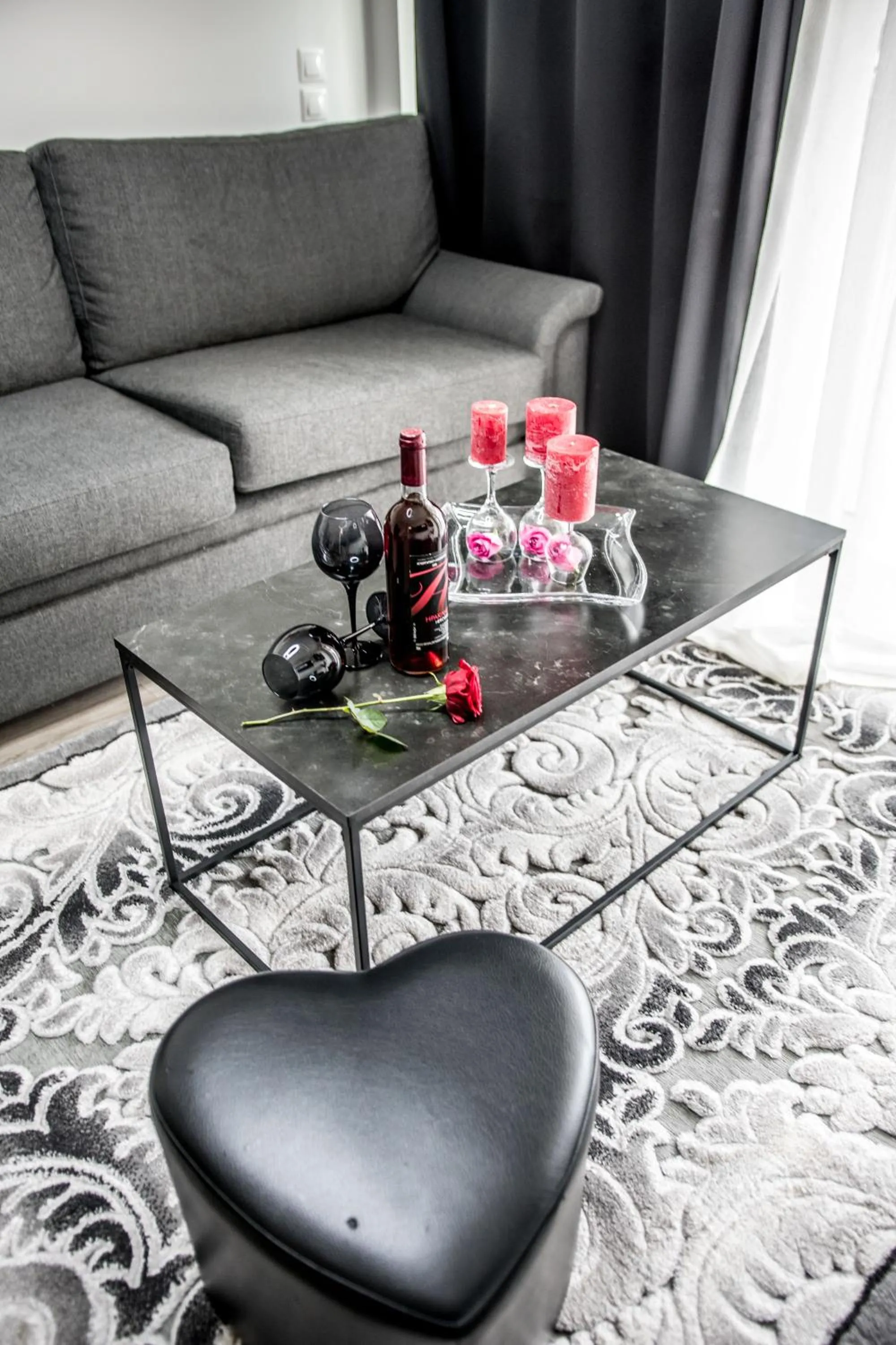 Living room in Escape Luxury Apartment