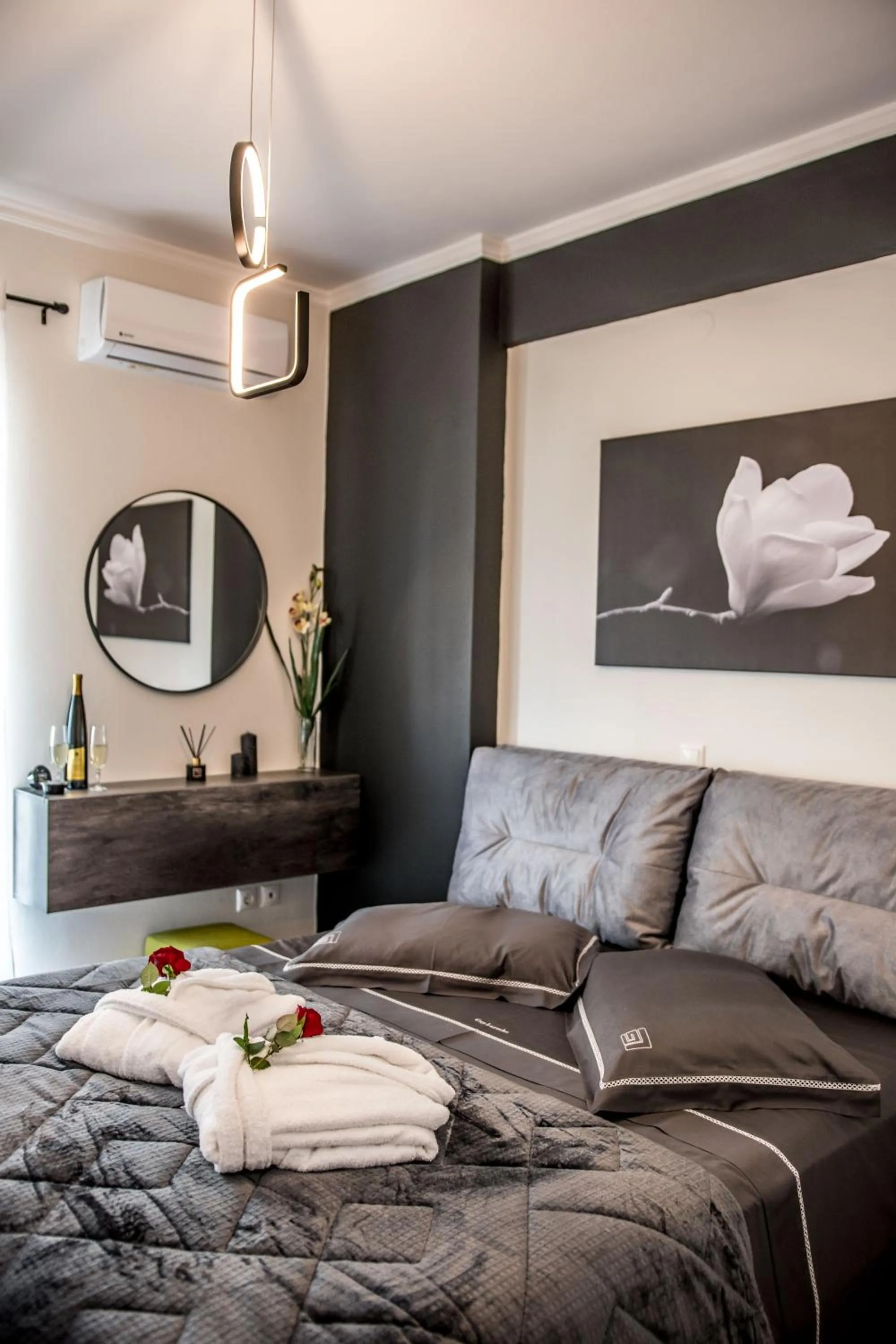 Bed in Escape Luxury Apartment