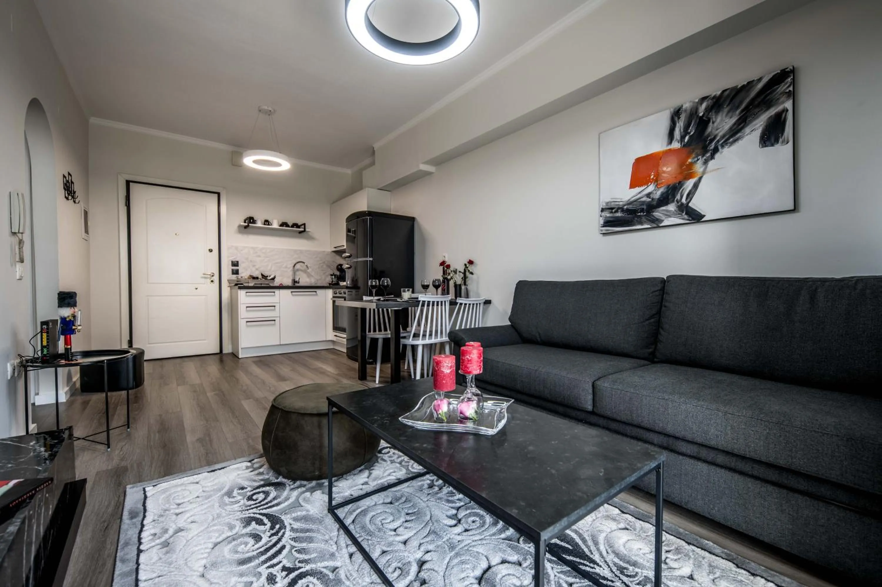 Living room in Escape Luxury Apartment