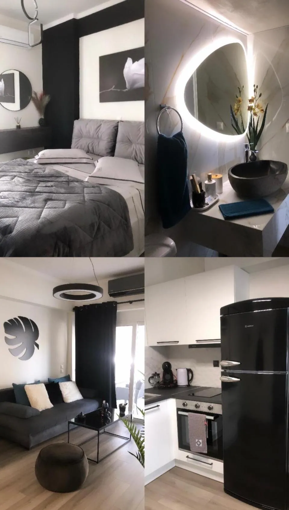 Bed in Escape Luxury Apartment