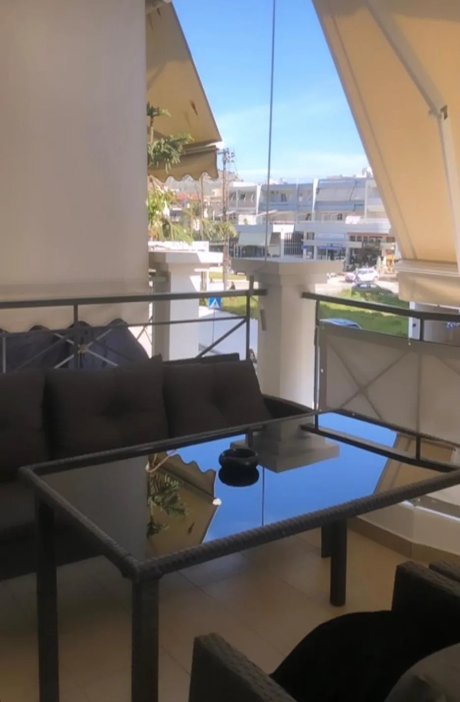 Patio in Escape Luxury Apartment