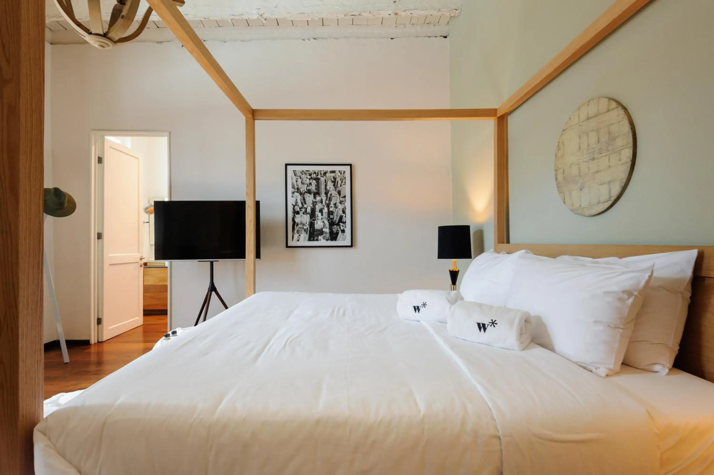 Bedroom, Bed in Casa Wynwood Roma Norte